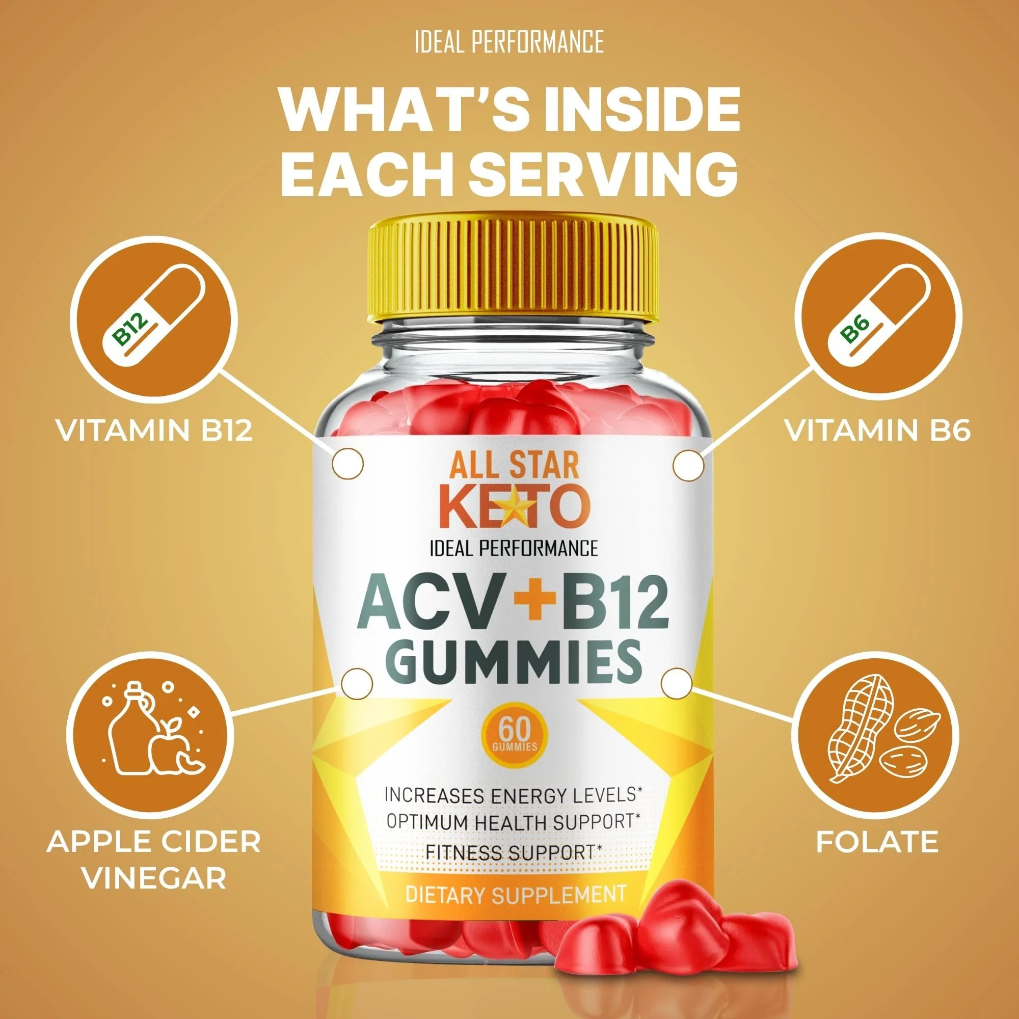 All Star Keto Gummies – Maximum Strength Keto+ACV Gummy (2 Pack) - Image 6