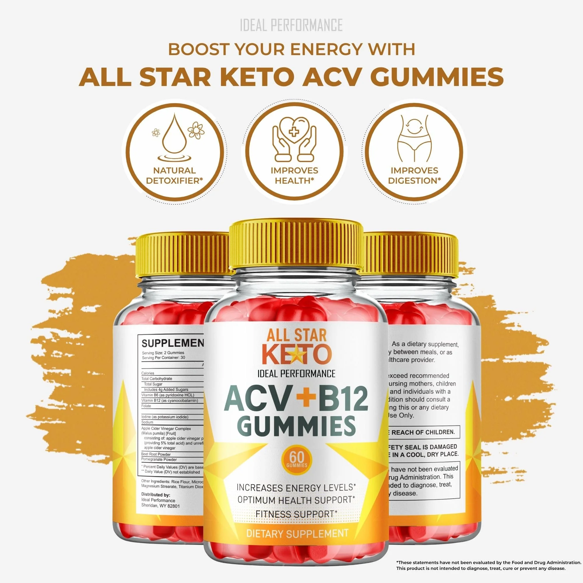 All Star Keto Gummies – Maximum Strength Keto+ACV Gummy (2 Pack) - Image 8
