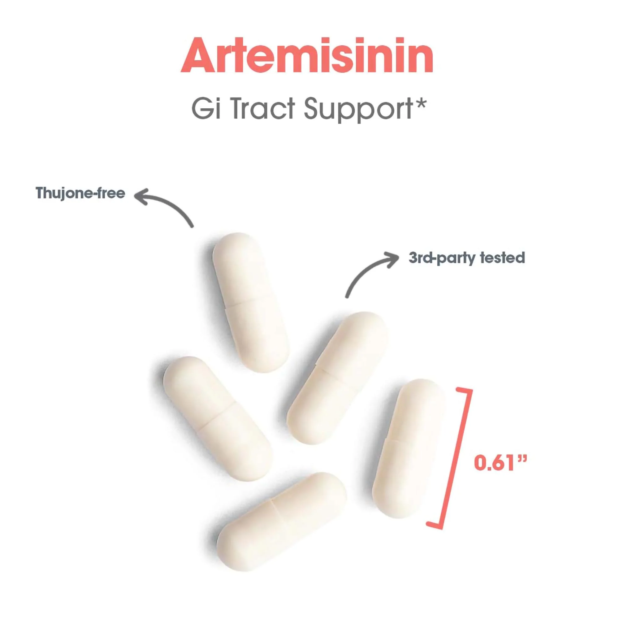 Allergy Research Group Artemisinin Supplement – GI Tract Support, 300 Count - Image 5