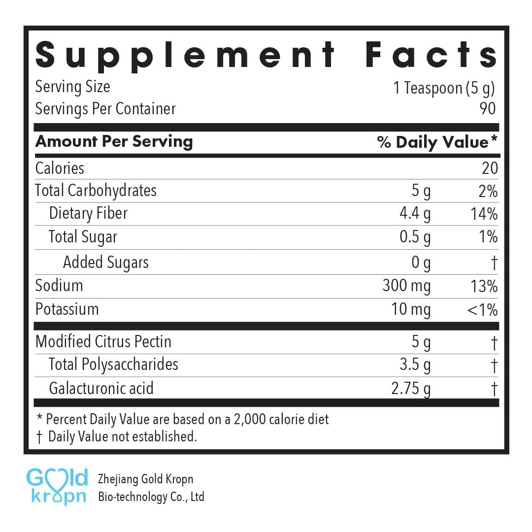 Allergy Research Group Citrus Pectin Powder - Modified Citrus Pectin for Detox & Digestive Health - 16 oz - Image 2