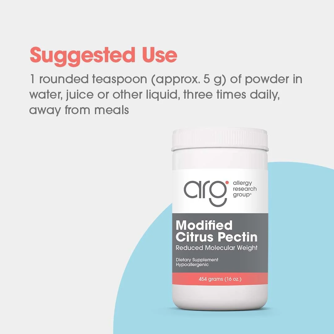 Allergy Research Group Citrus Pectin Powder - Modified Citrus Pectin for Detox & Digestive Health - 16 oz - Image 4