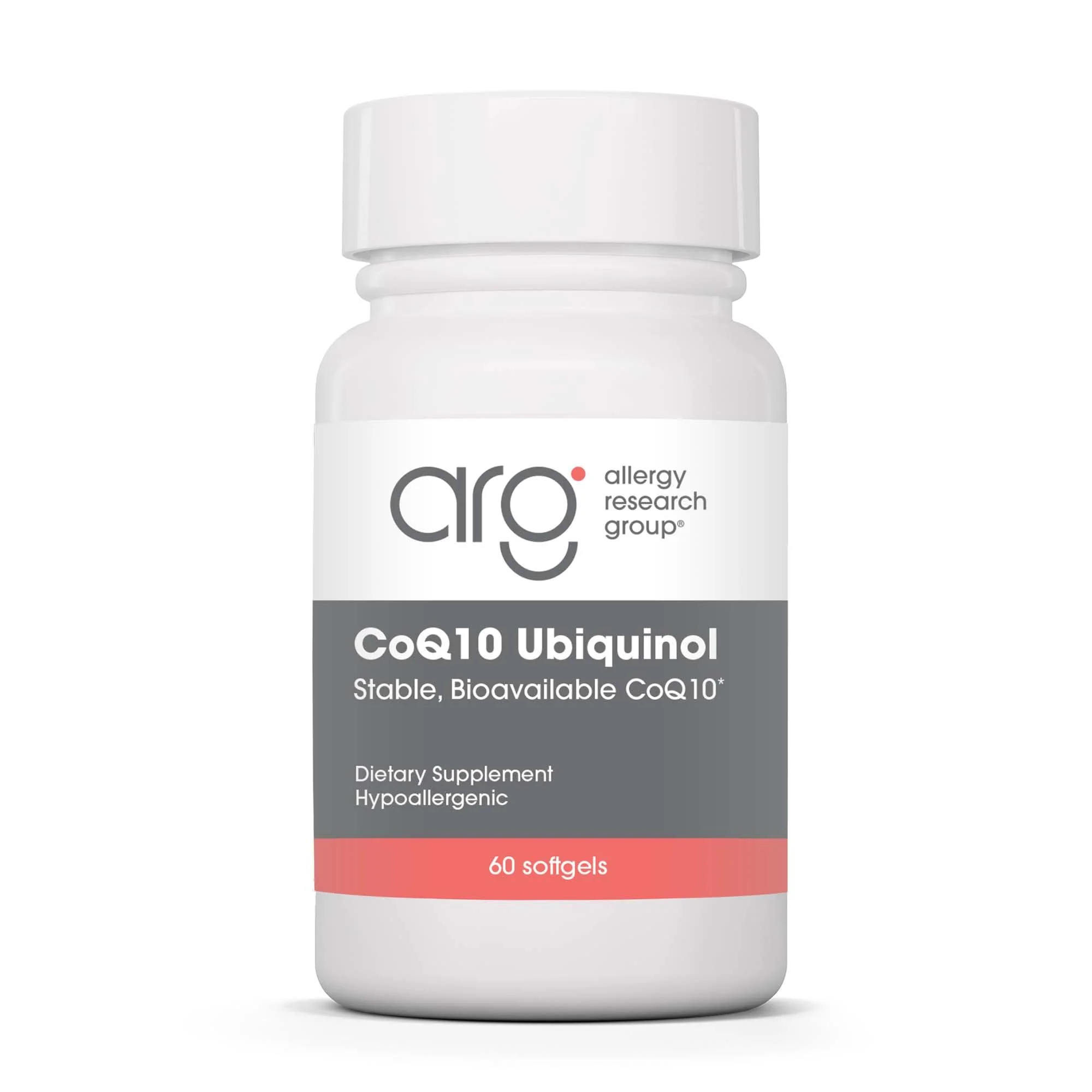 Allergy Research Group CoQH-CF Ubiquinol 100mg Softgels – Unoxidized CoQ10 for Heart & Immune Support
