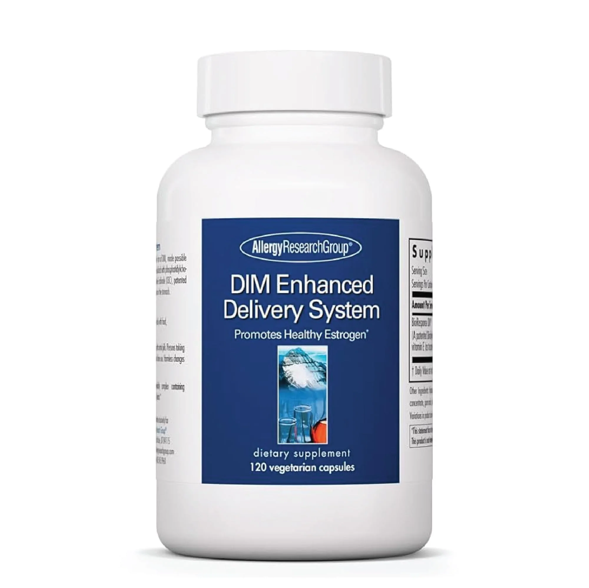 Allergy Research Group DIM Enhanced Delivery System – Hormone Balance Supplement for Women & Men, 120 Vegetarian Capsules - Image 9