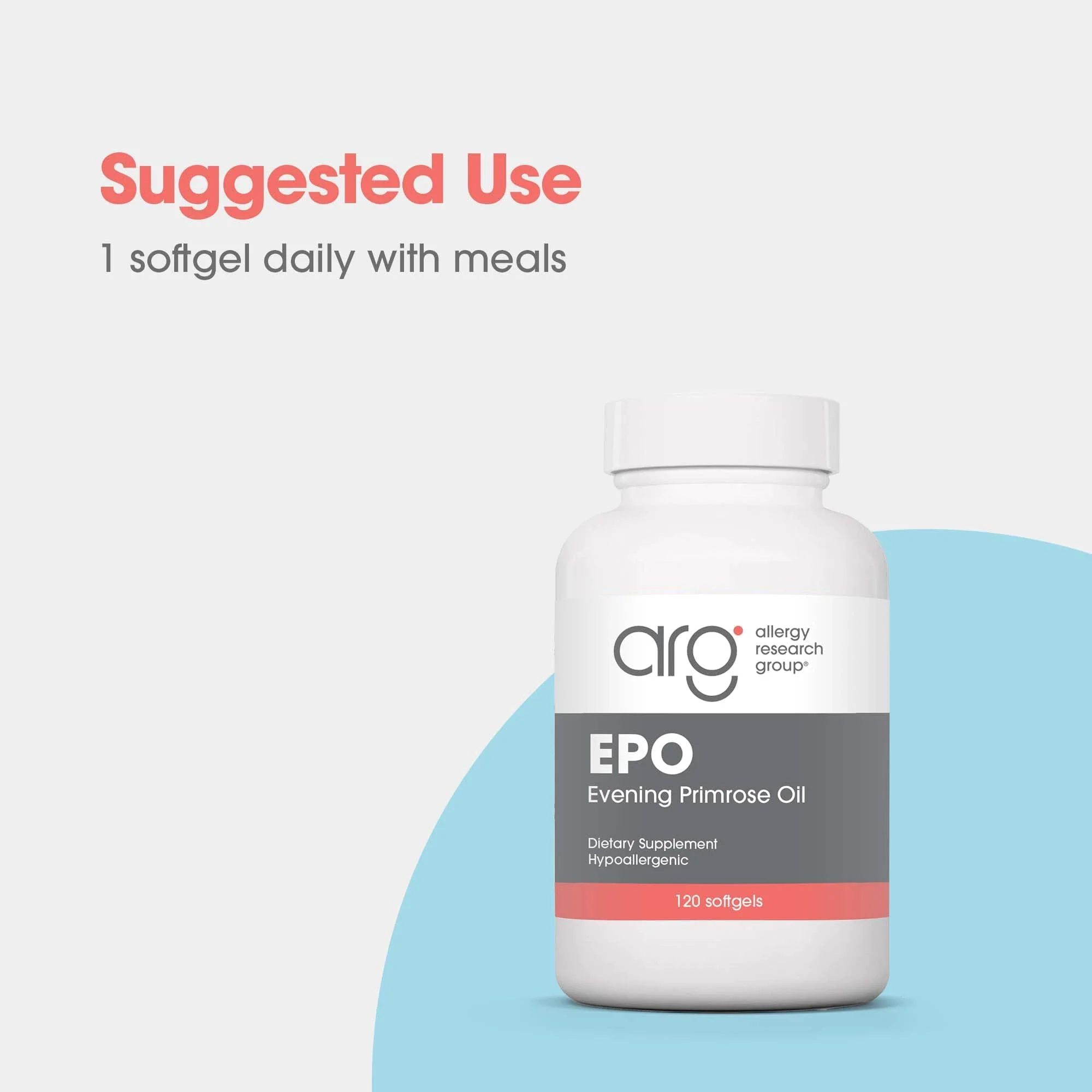 Allergy Research Group EPO Evening Primrose Oil 500mg – 120 Softgels - Image 18