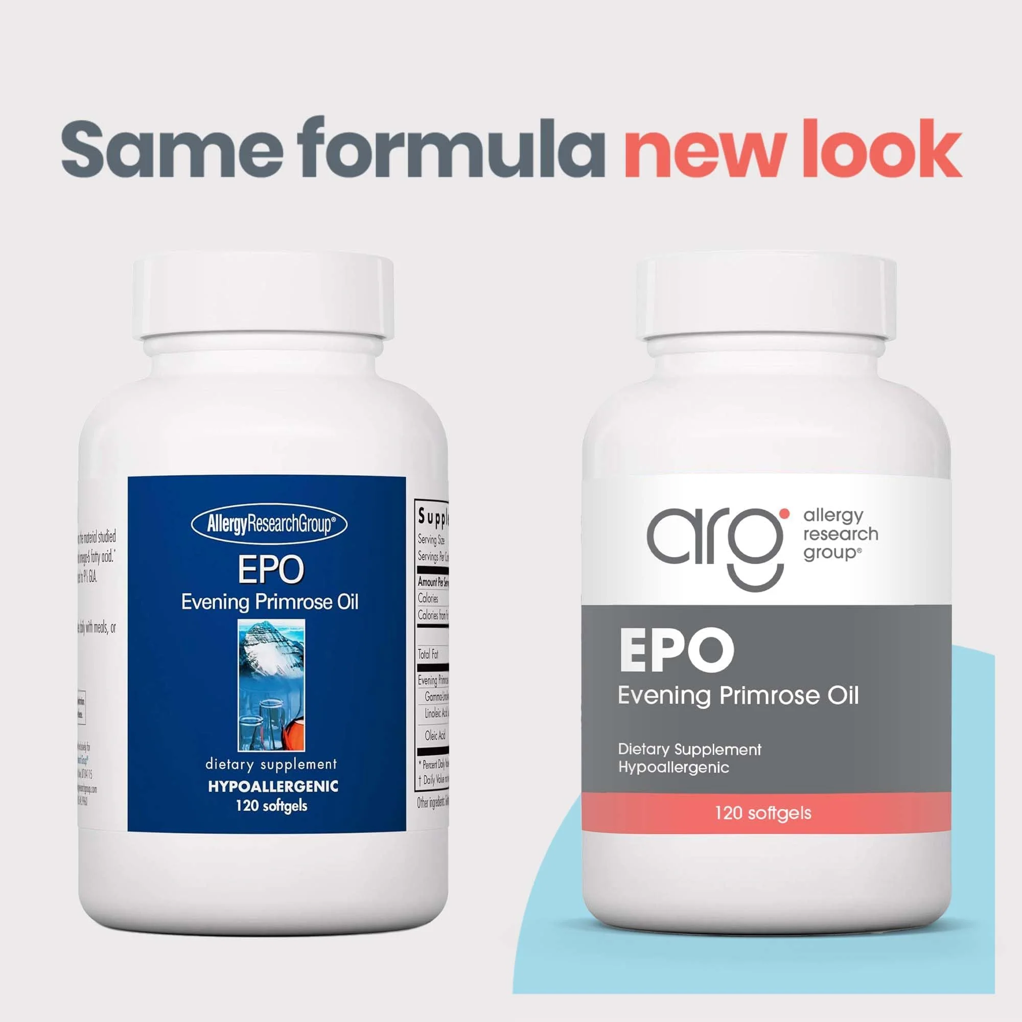 Allergy Research Group EPO Evening Primrose Oil 500mg – 120 Softgels - Image 3