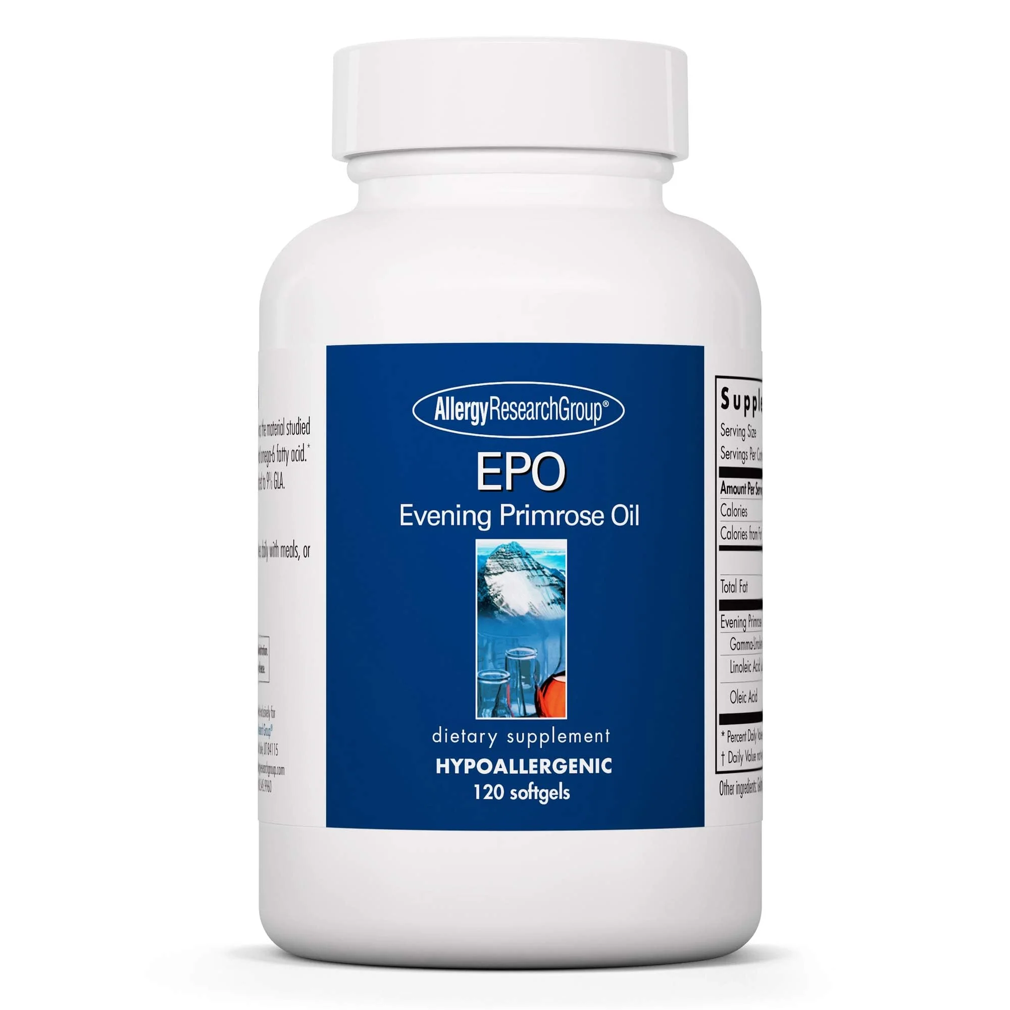 Allergy Research Group EPO Evening Primrose Oil 500mg – 120 Softgels - Image 8