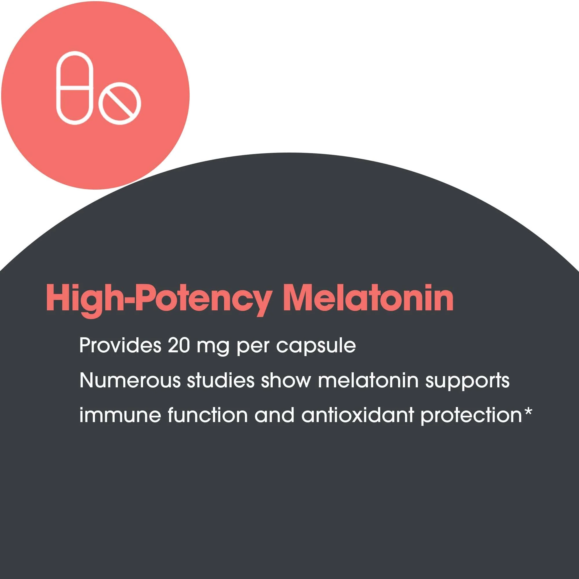Allergy Research Group Melatonin 20mg - Extra Strength Sleep Aid (60 Count) - Image 5