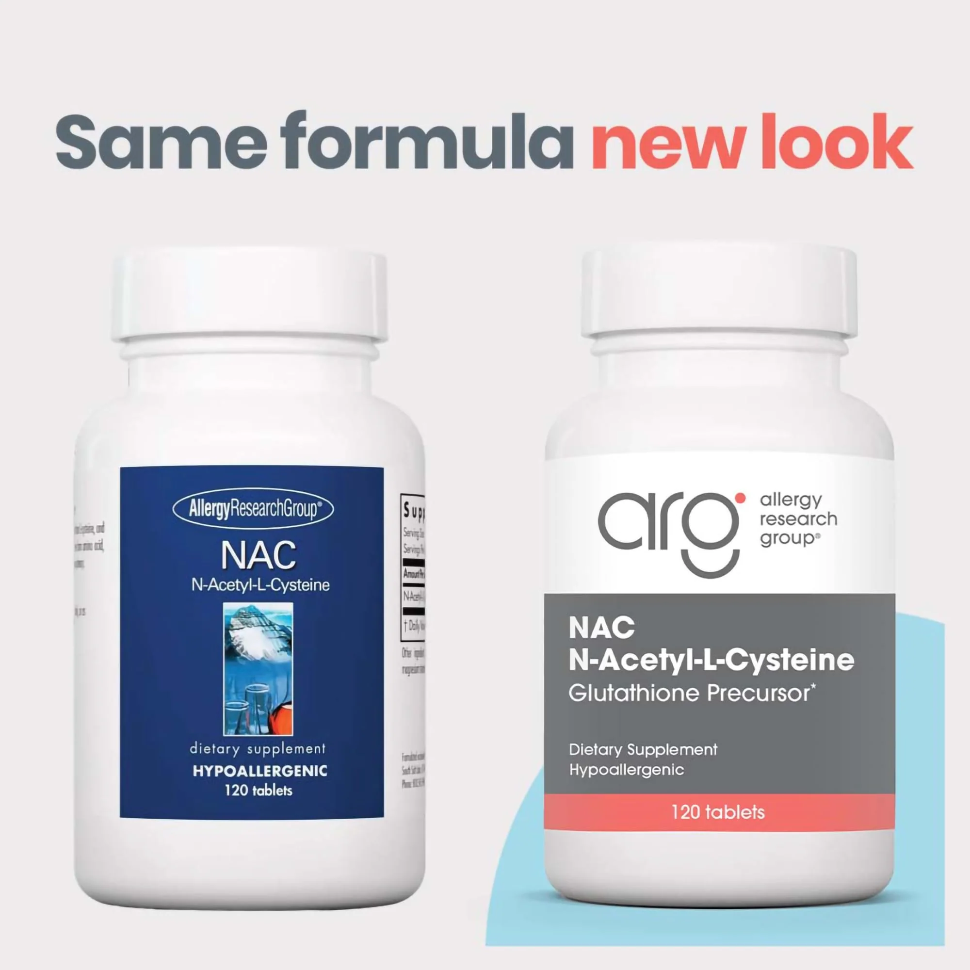 Allergy Research Group NAC Supplement – N-Acetyl-L-Cysteine, Immune Support, 120 Count - Image 2