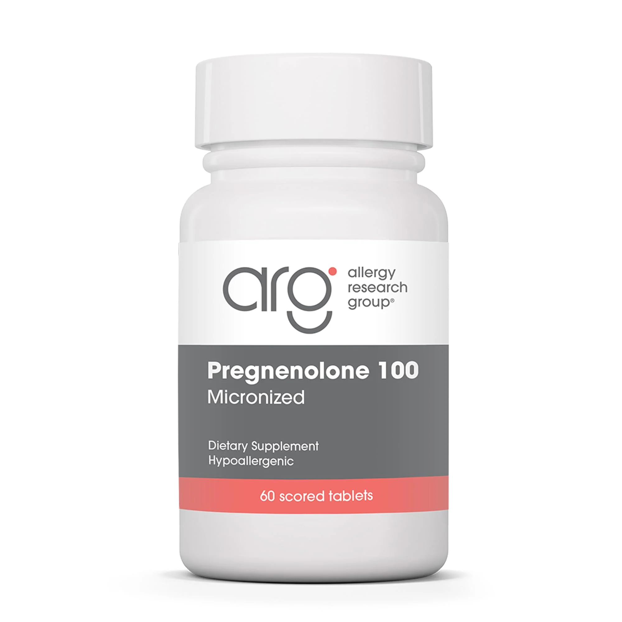 Allergy Research Group Pregnenolone 100mg – Plant-Based Hormone Support (60 Tablets)