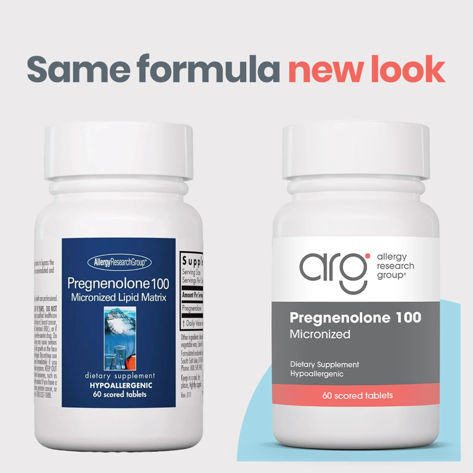 Allergy Research Group Pregnenolone 100mg – Plant-Based Hormone Support (60 Tablets) - Image 10