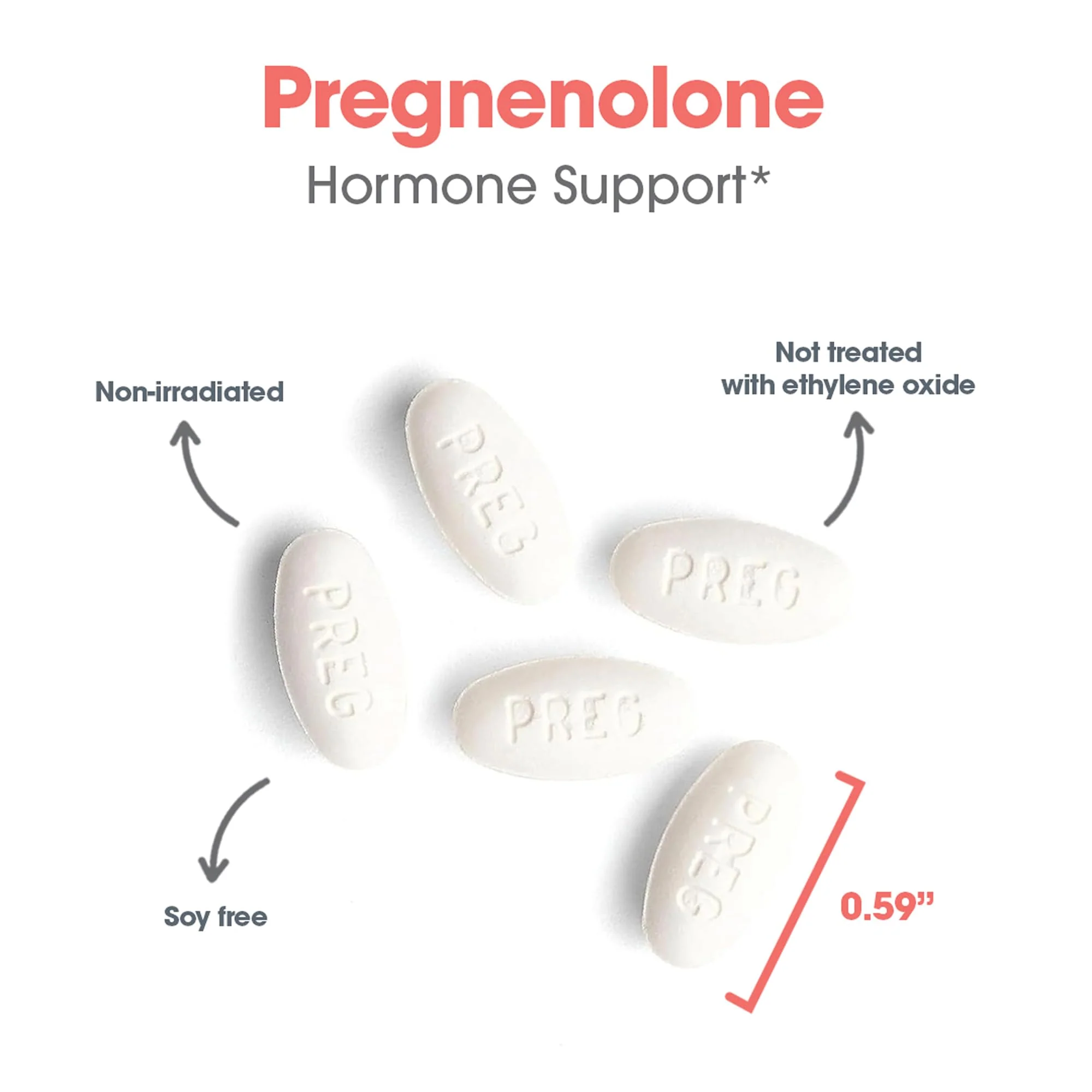 Allergy Research Group Pregnenolone 100mg – Plant-Based Hormone Support (60 Tablets) - Image 6