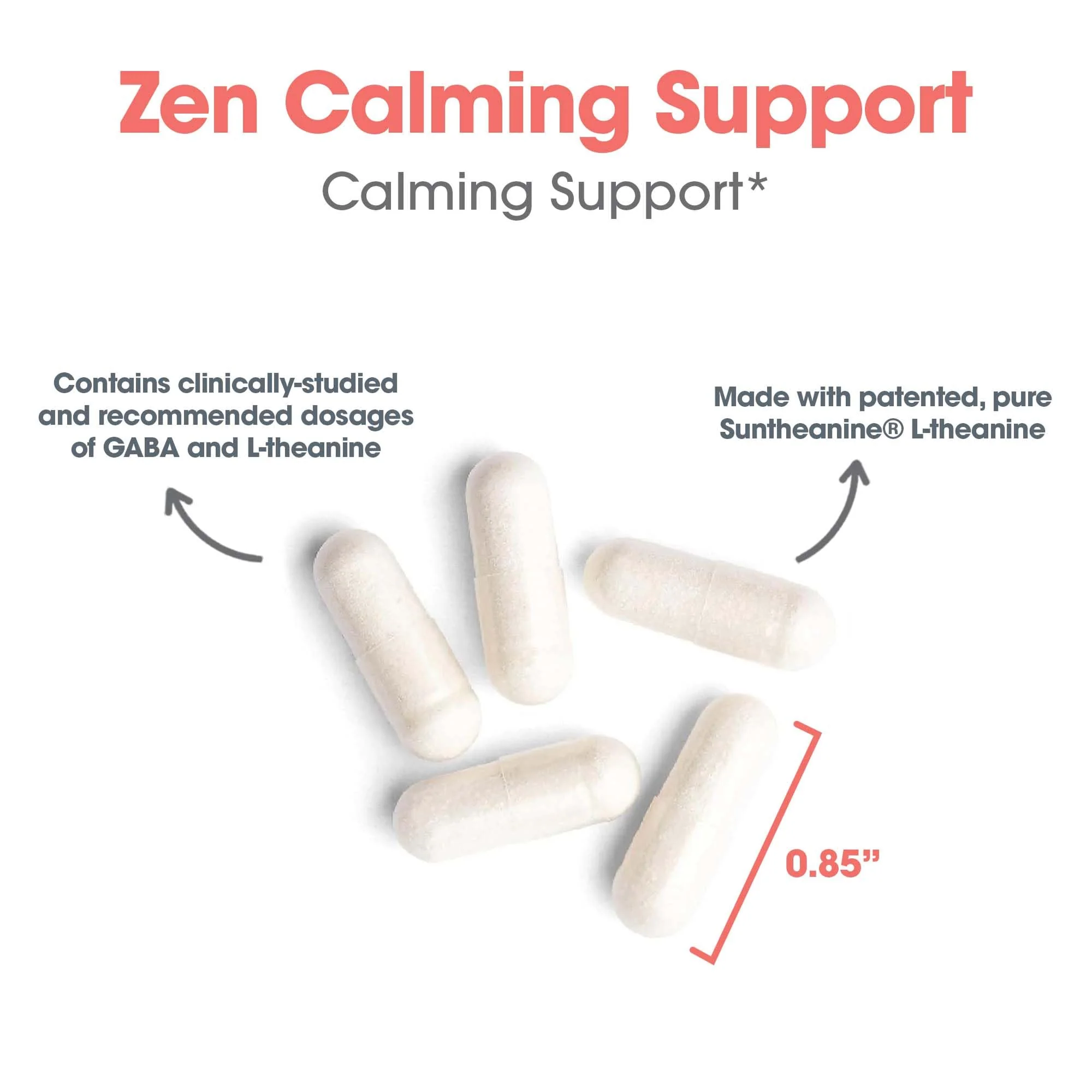 Allergy Research Group Zen: GABA + L-Theanine 200 mg for Calm & Sleep | 120 Veg Capsules - Image 14