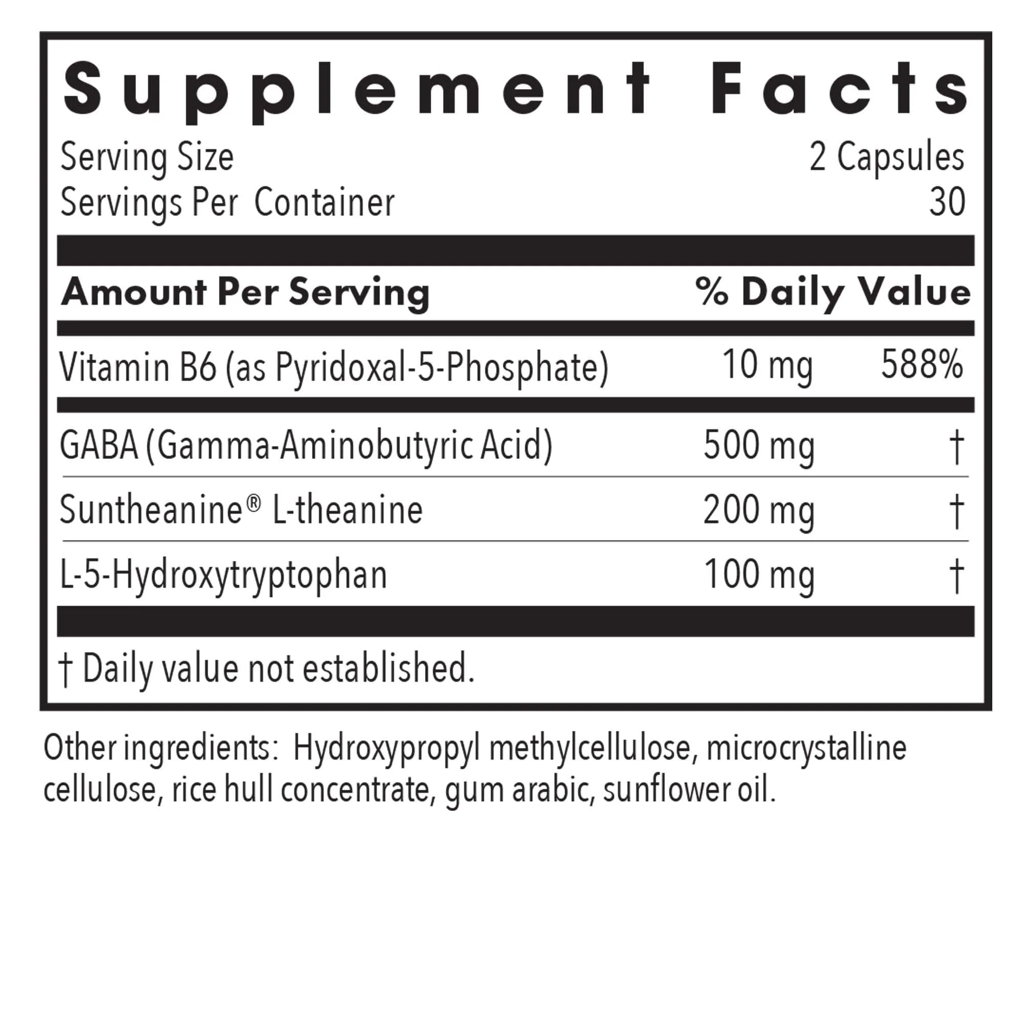 Allergy Research Group Zen Sleep – GABA L-Theanine Sleep Supplement with 5-HTP, P5P, and Vitamin B6 | 60 Vegetarian Capsules - Image 11