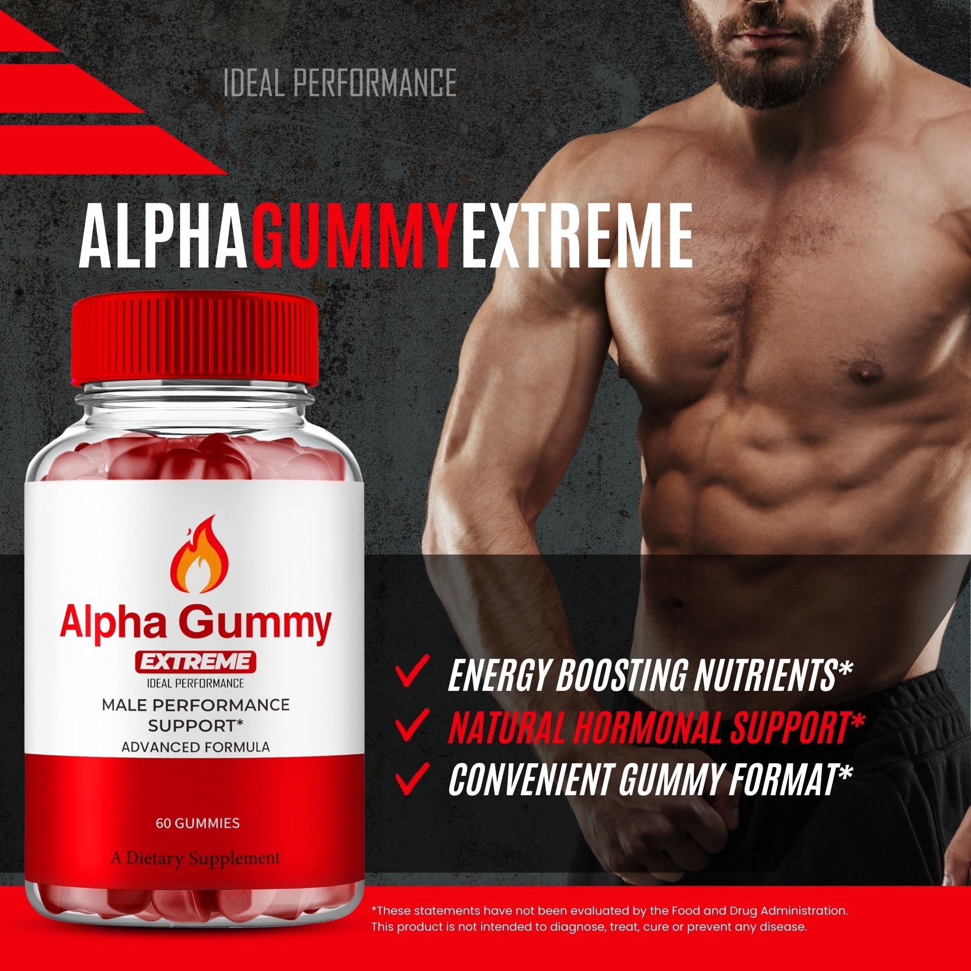 Alpha Gummies for Men | Alpha Gummy Extreme for Men – Maximum Strength & All-Natural Health (3 Pack) - Image 7