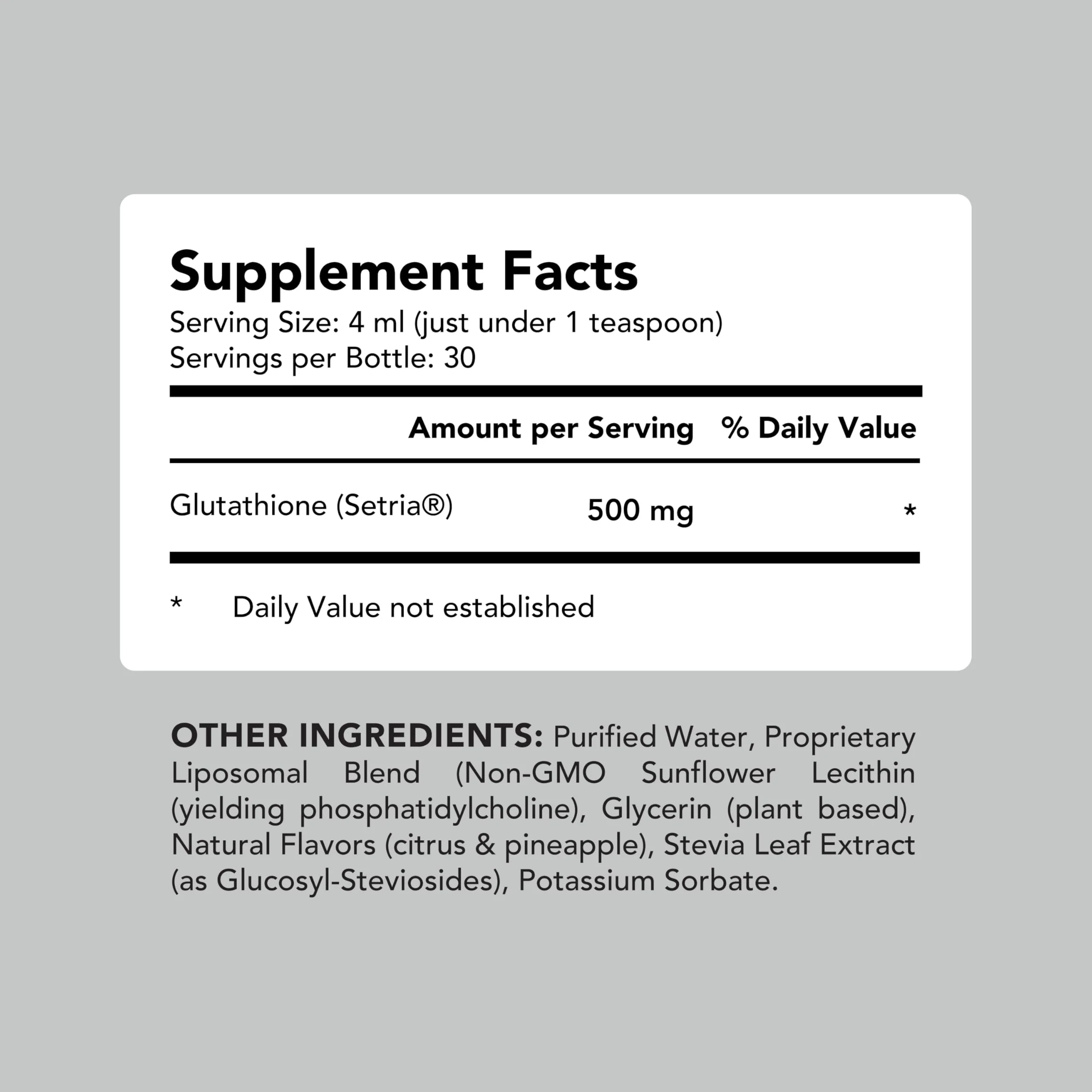AMANDEAN Liposomal Glutathione 500mg (Setria) – Immune Support & Brain Health - Image 13