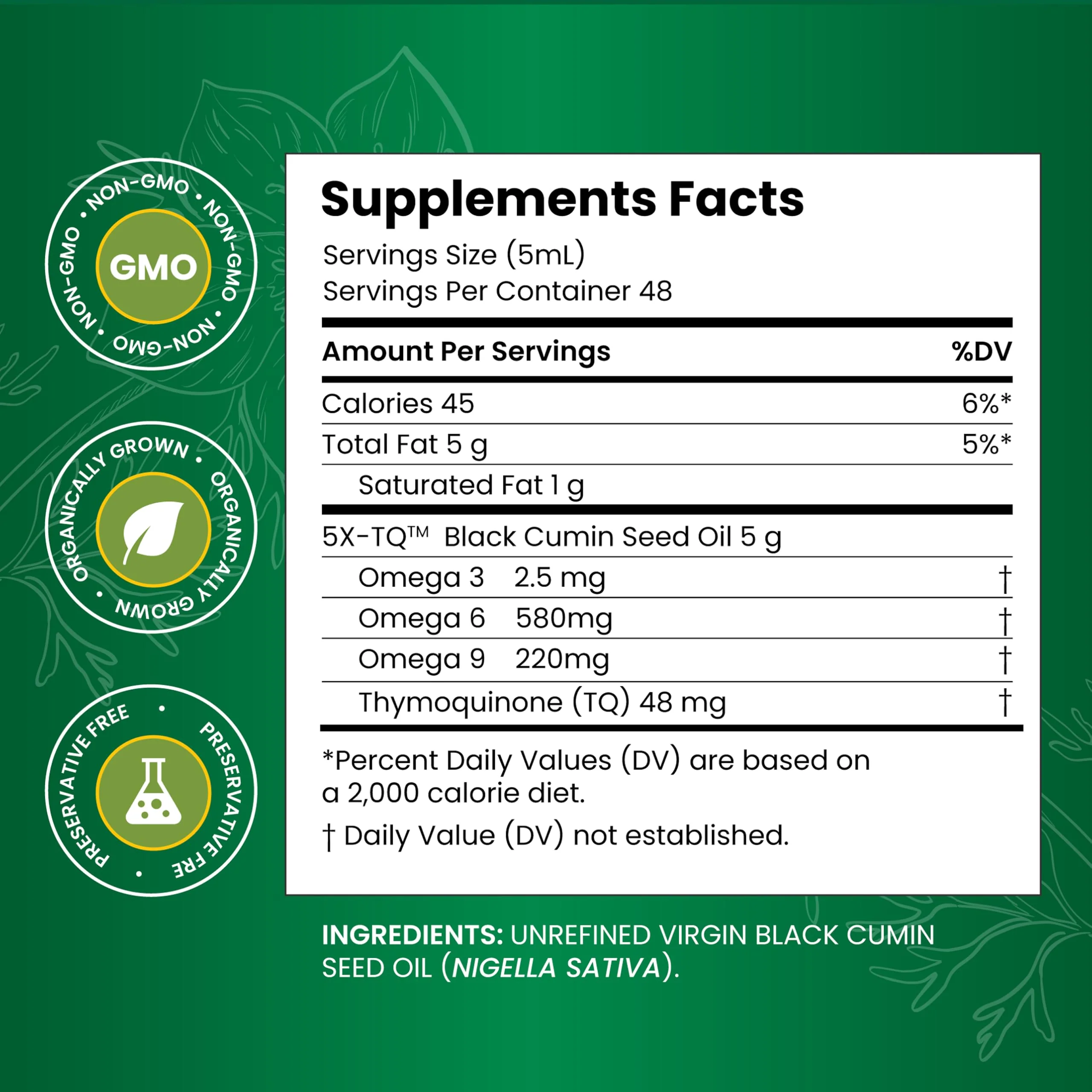 Amazing Herbs Premium Black Seed Oil - Cold Pressed Nigella Sativa, Gluten Free & Non-GMO - 32 fl oz (2 x 16 fl oz) - Image 9