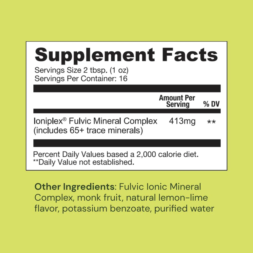 Ameo Life Fulvic Acid & Mineral Complex – Cellular Support, Detox, Skin Health | Vegan, Gluten-Free, Non-GMO | Made in USA | 16 OZ - Image 3