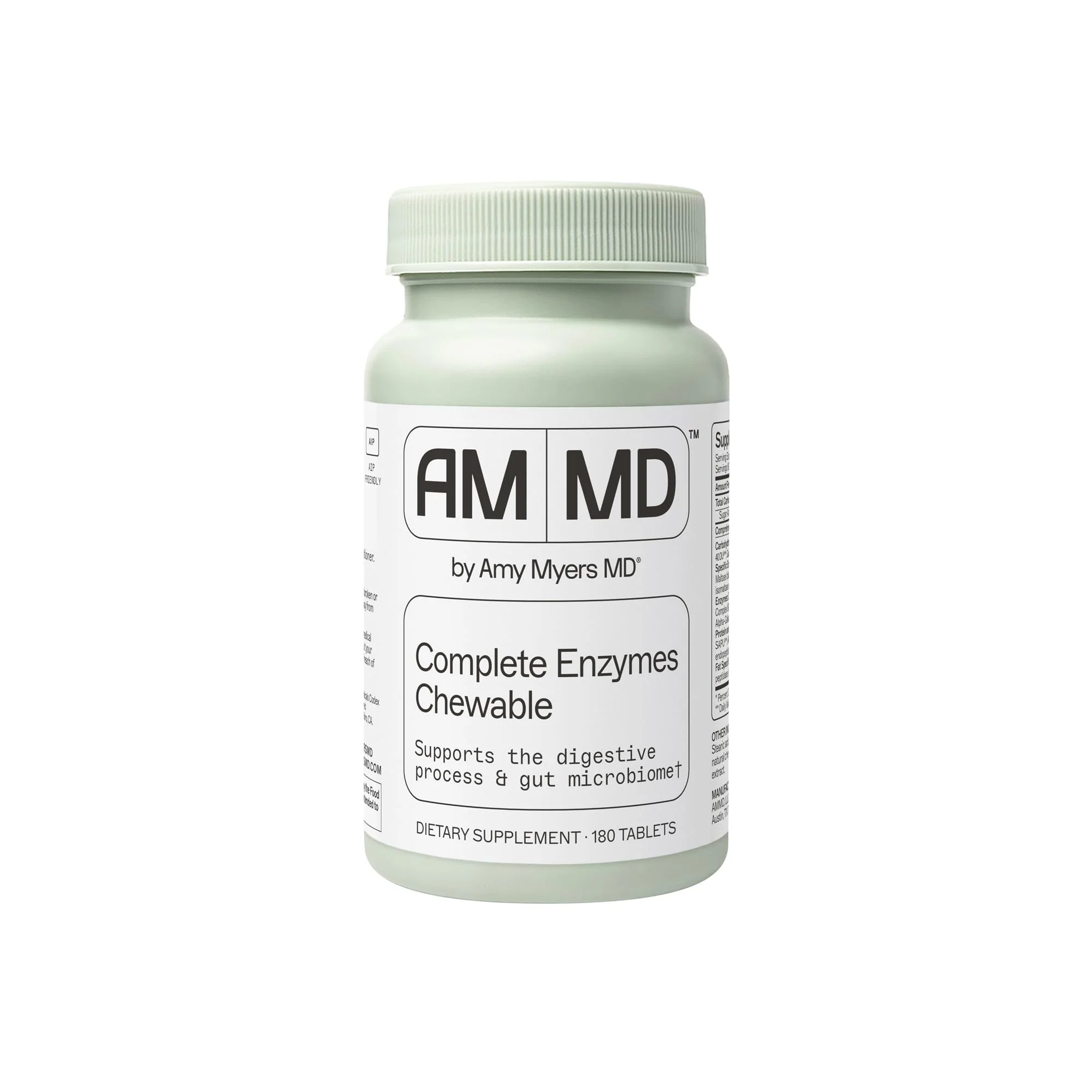 Amy Myers MD Digestive Enzymes Chewables – Complete Enzyme Support (180 Tablets) - Image 7