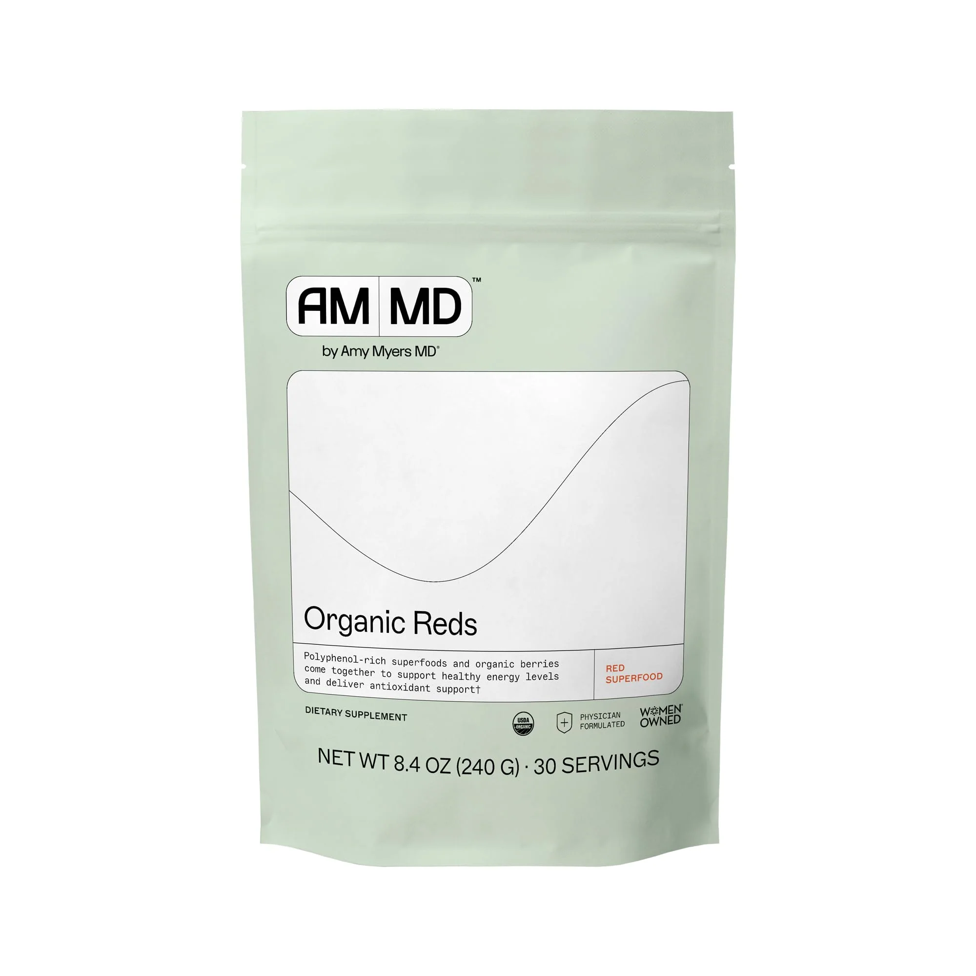 Amy Myers MD Organic Reds Superfood Powder – Beet Root, Aronia & Raspberry | 30 Servings - Image 7