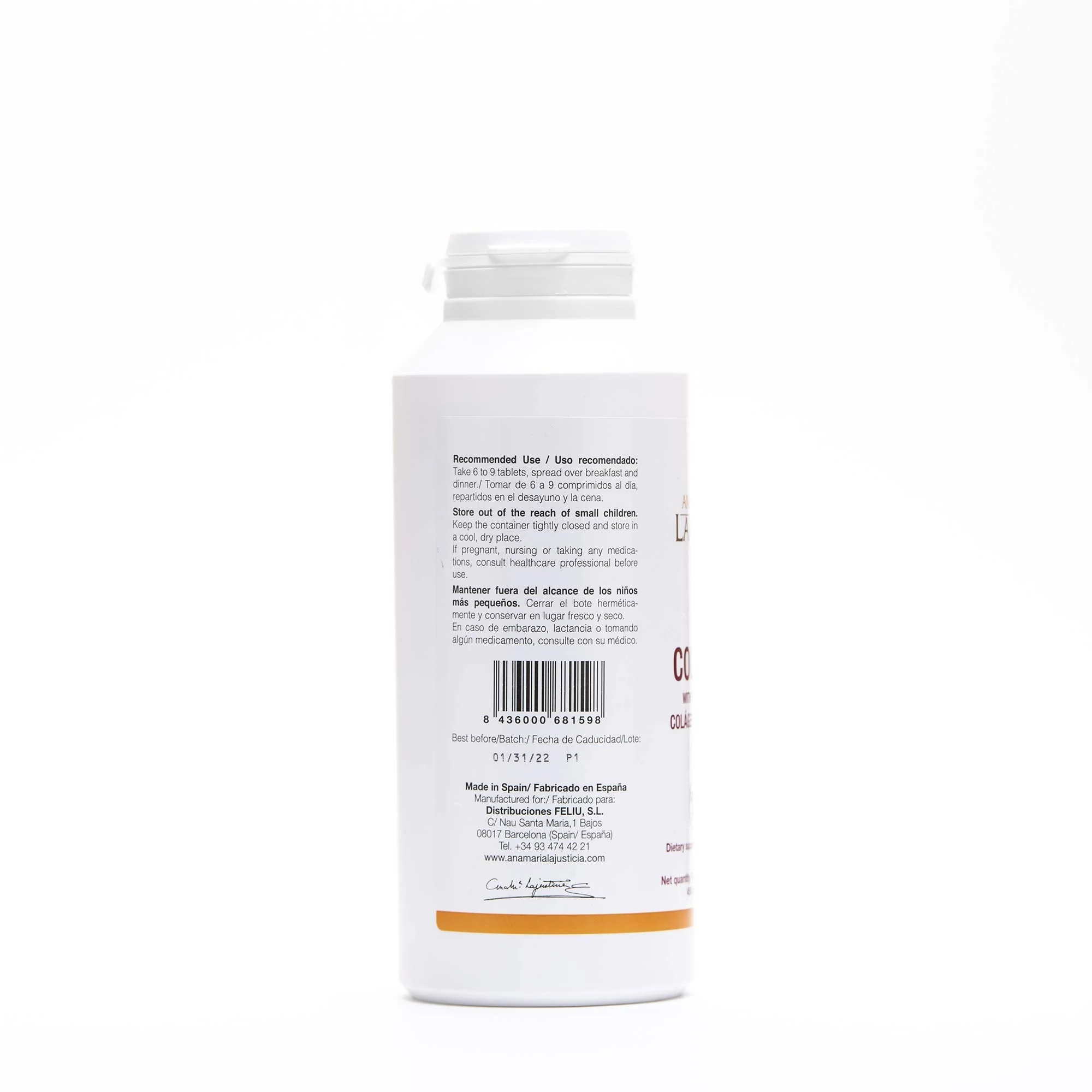 Ana Maria Lajusticia - 3 Pack High Absorption Collagen Pills with Magnesium | Healthy Skin, Nails, Hair and Ligaments - Image 3