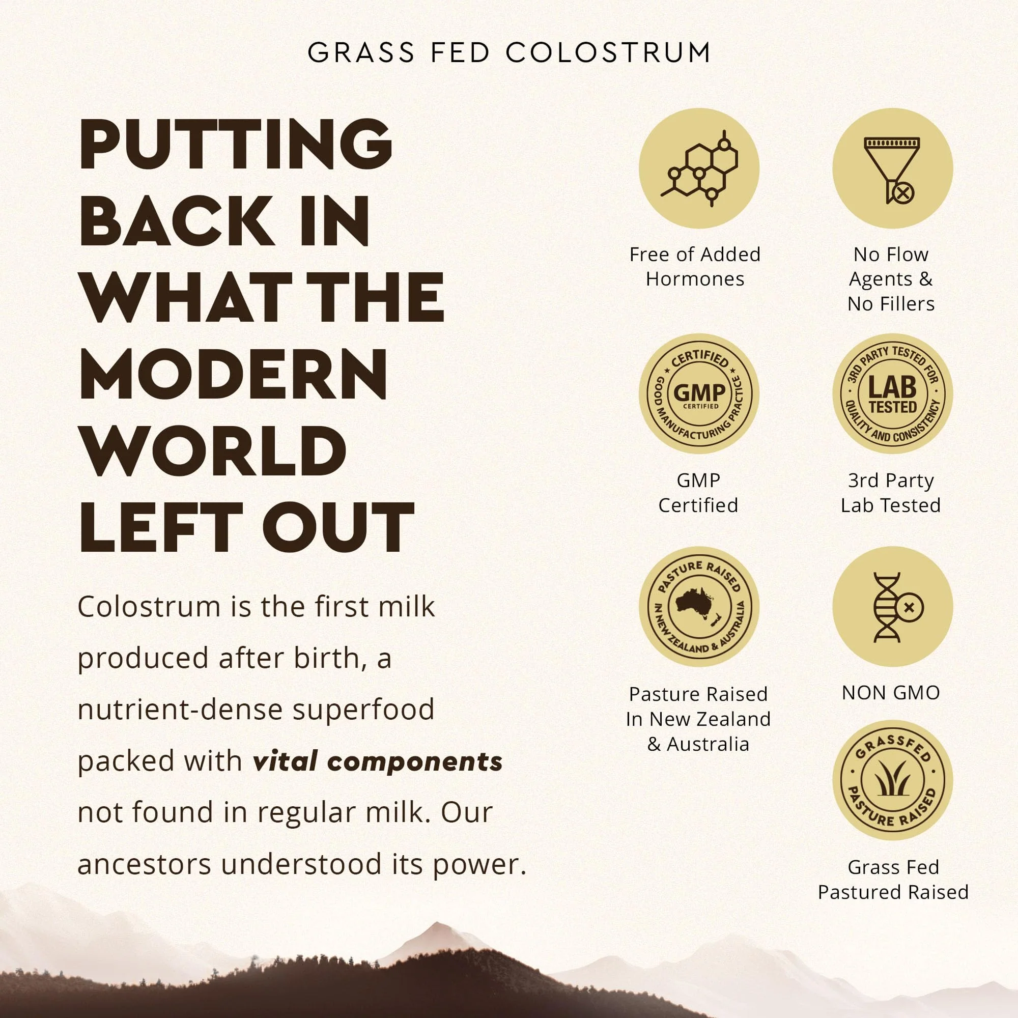 Ancestral Supplements Bovine Colostrum Powder – Grass-Fed, Freeze-Dried, Gut Health & Immune Support, 120 Servings - Image 13
