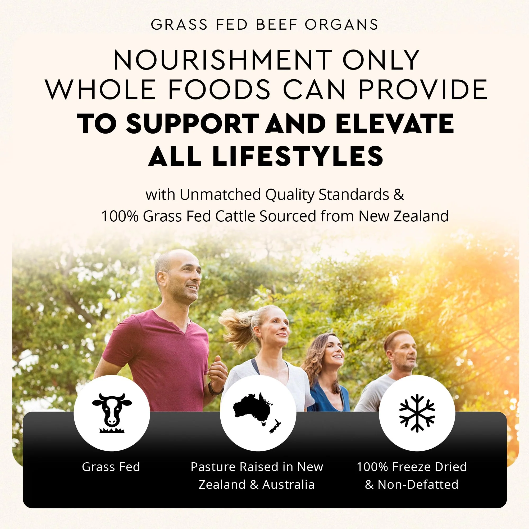 Ancestral Supplements Grass-Fed Beef Organs – Liver, Heart, Kidney, Pancreas, Spleen | 180 Capsules - Image 5