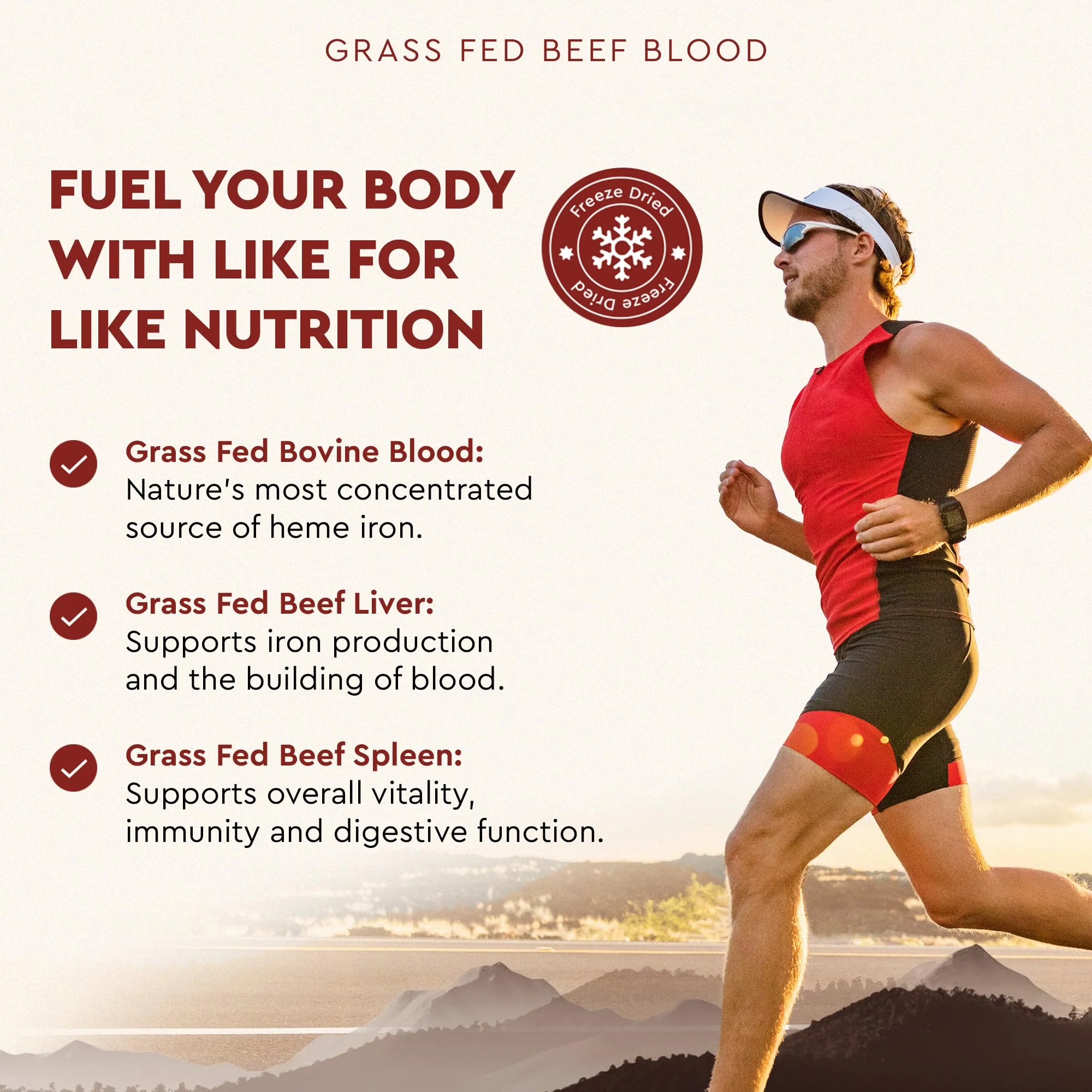 Ancestral Supplements Grass Fed Blood is Blood, Liver & Spleen Formula — 180 Capsules - Image 4