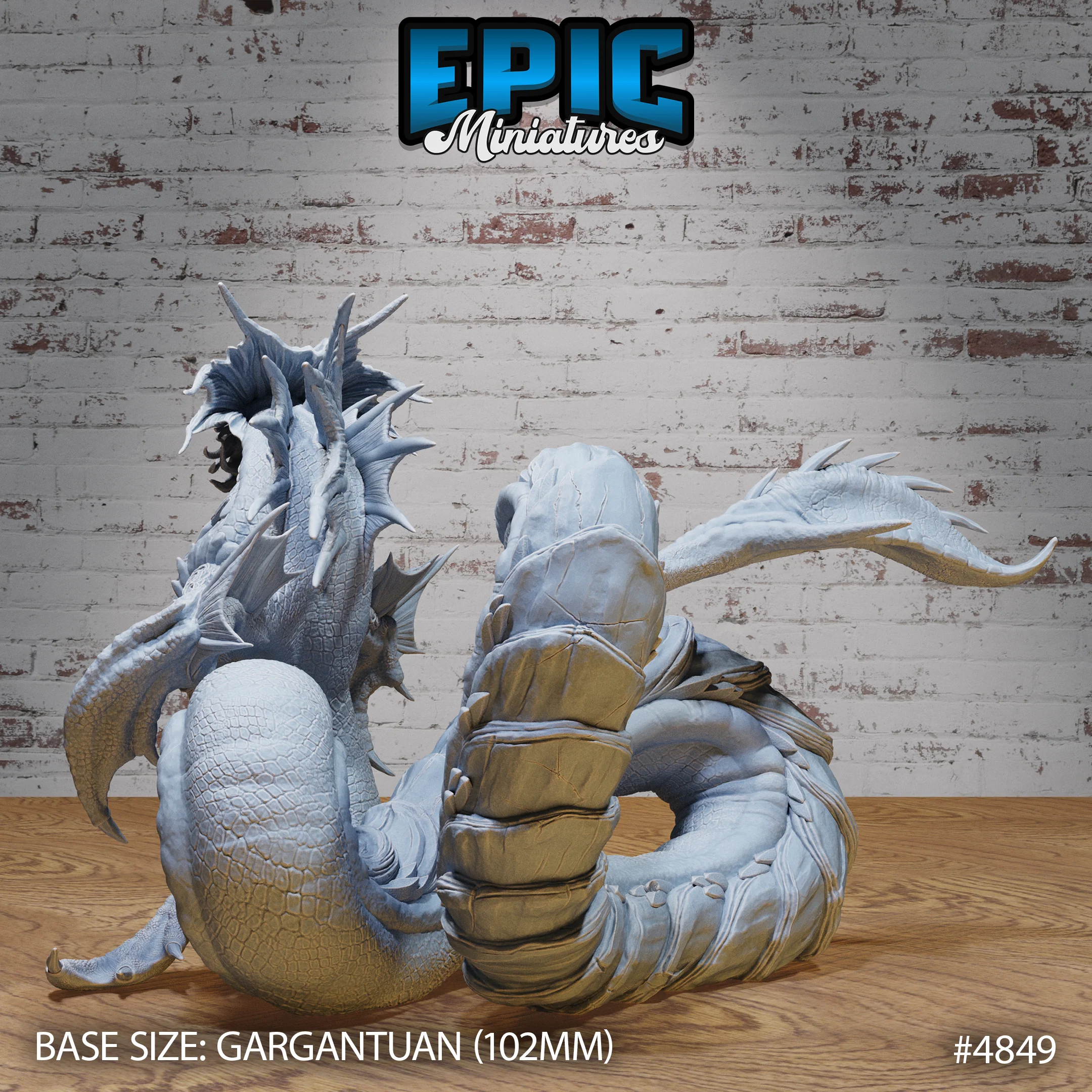 Ancient Leviathan | Mysterious Ocean by Epic Miniatures | 28mm Gargantuan Ocean Beast for D&D Tabletop - Image 2
