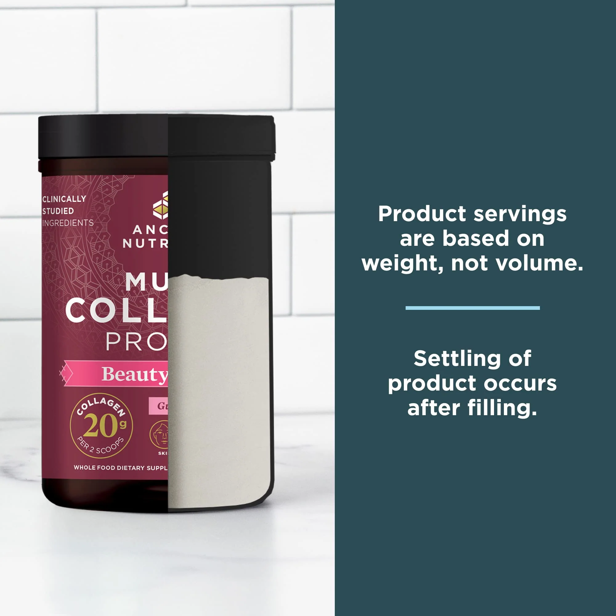 Ancient Nutrition Beauty Within Collagen Powder – Multi-Collagen with Guava Passionfruit, Vitamin C, 18.3 oz - Image 7