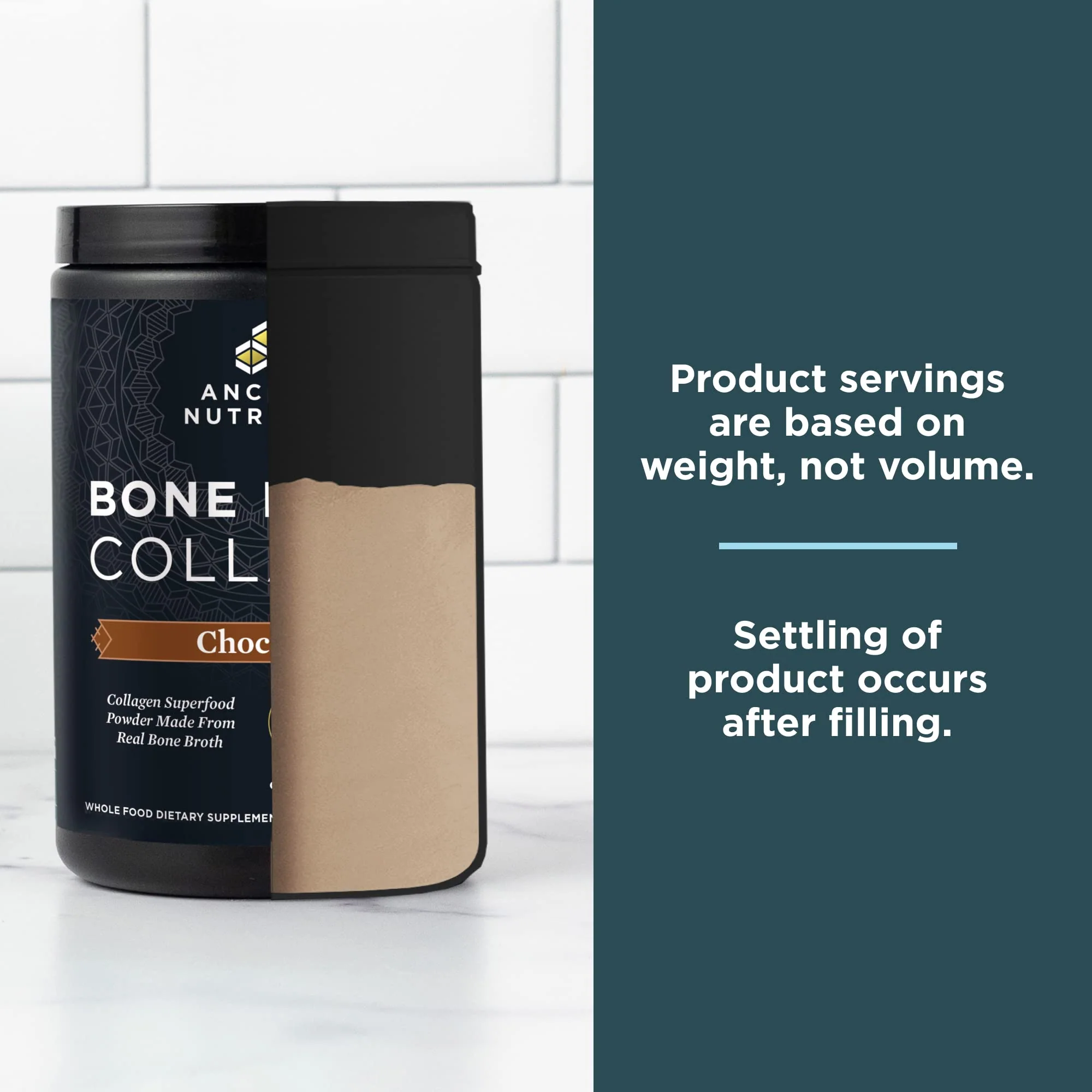 Ancient Nutrition Bone Broth Collagen Chocolate Powder – Hydrolyzed Multi-Collagen Peptides, 18.6oz, 30 Servings - Image 13