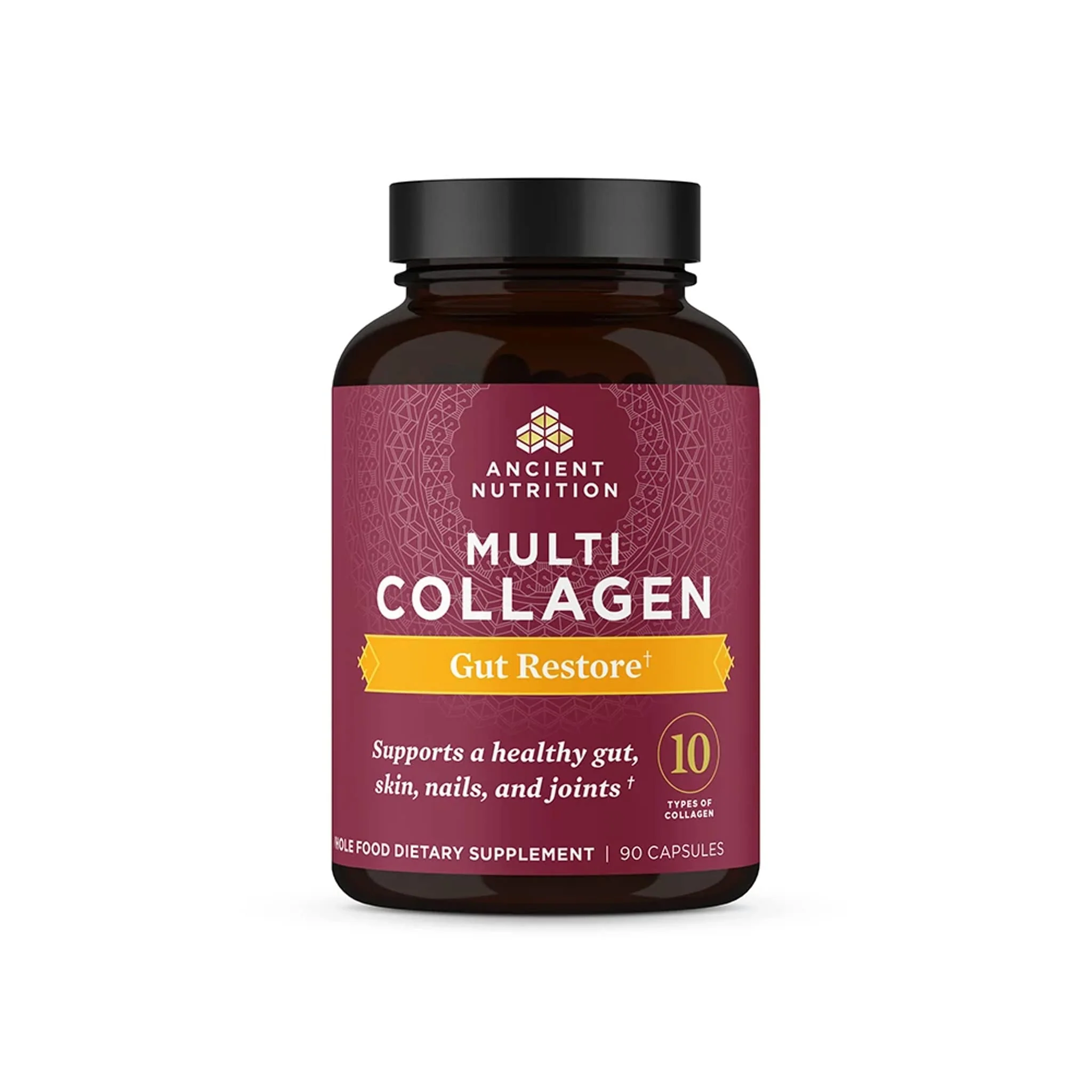 Ancient Nutrition Multi Collagen Capsules with Probiotics for Gut Health – 90 Count - Image 7