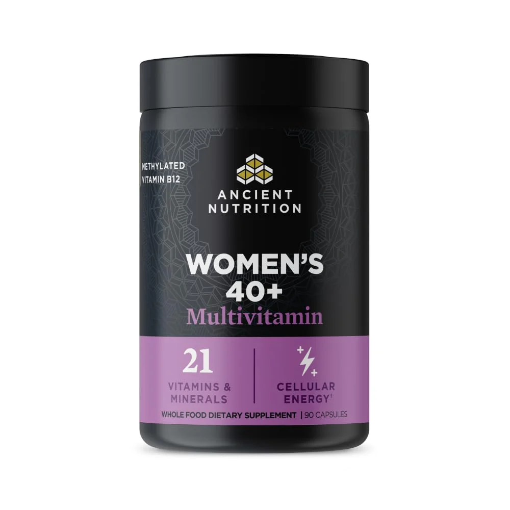 Ancient Nutrition Multivitamin for Women 40+ – Immune Support & Bone Health, 90 Capsules