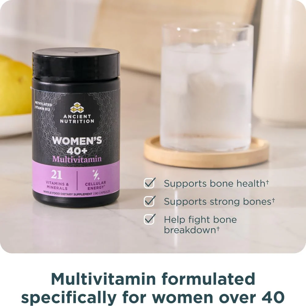 Ancient Nutrition Multivitamin for Women 40+ – Immune Support & Bone Health, 90 Capsules - Image 5