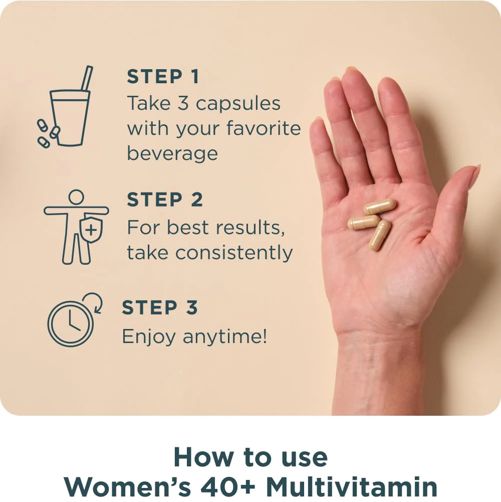 Ancient Nutrition Multivitamin for Women 40+ – Immune Support & Bone Health, 90 Capsules - Image 7
