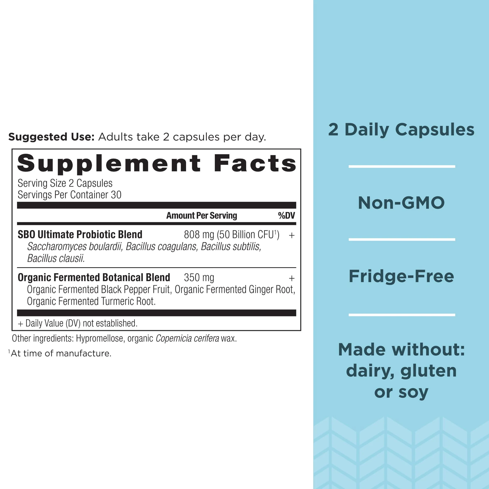Ancient Nutrition Probiotics SBO Probiotics Ultimate 50B CFUs – Digestive & Immune Support, Gluten Free, 60 Capsules - Image 9