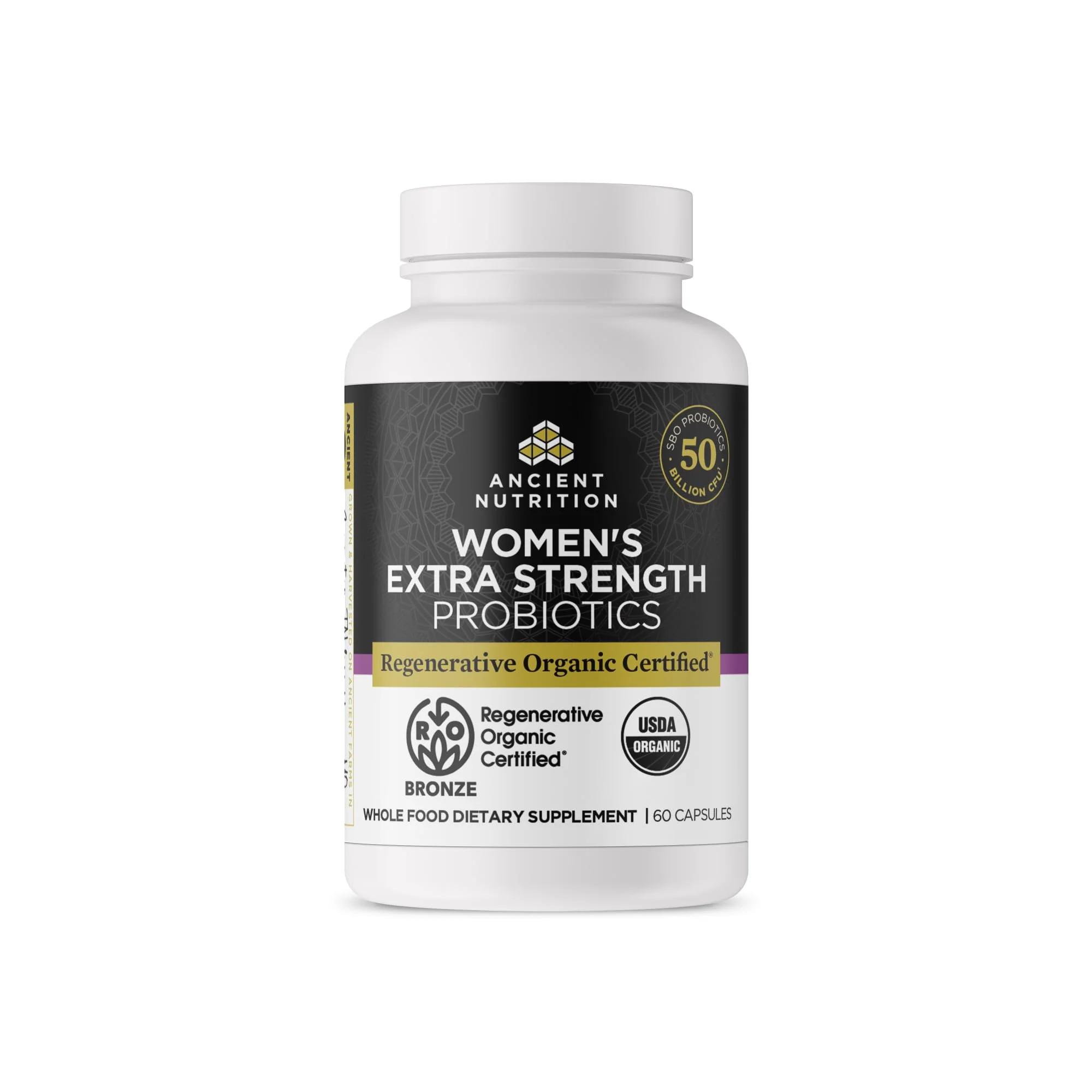 Ancient Nutrition Regenerative Organic Probiotics for Women – 25B CFUs, 60 Count - Image 8