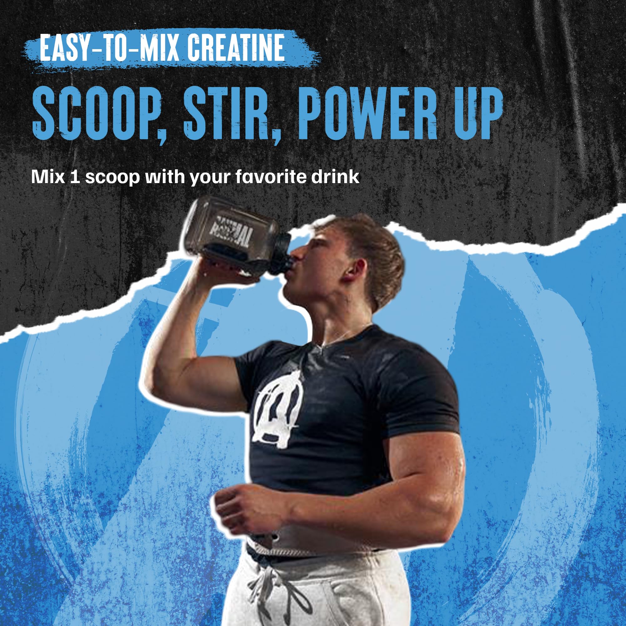 Animal Creatine Monohydrate Powder – 5g per Serving, Unflavored, 1kg - Image 6