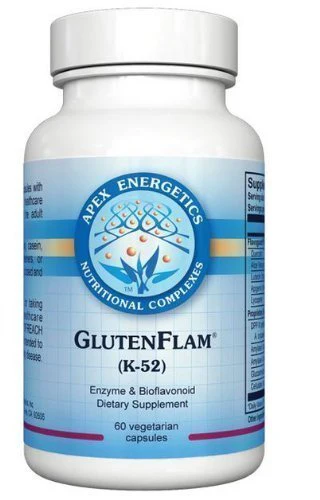 Apex Energetics Gluten-Flam (K-52) 60 Capsules | DPP-IV Gluten Digestion