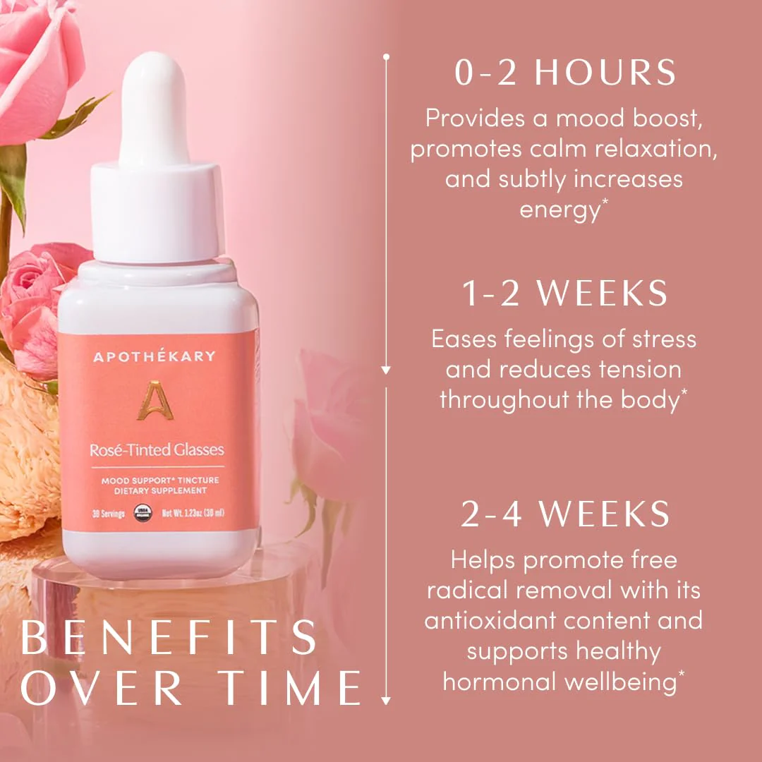 Apothékary Rosé-Tinted Glasses - Alcohol-Free Mood & Focus Drops, 30 Servings - Image 7