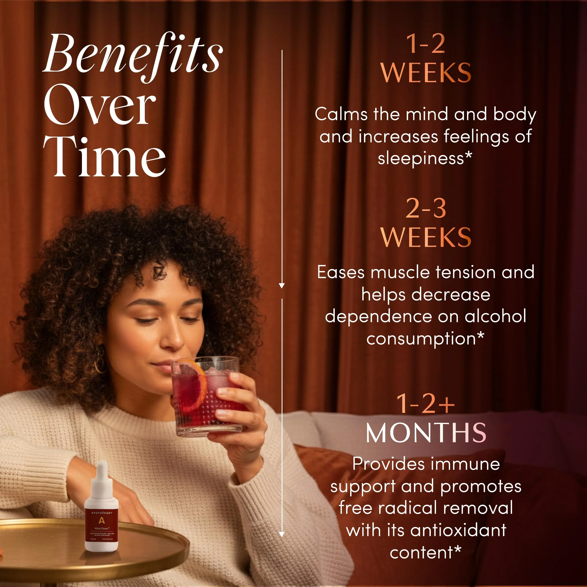 Apothékary Wine Down: Alcohol-Free Sleep Drops with Blue Vervain & Tart Cherry - Image 5