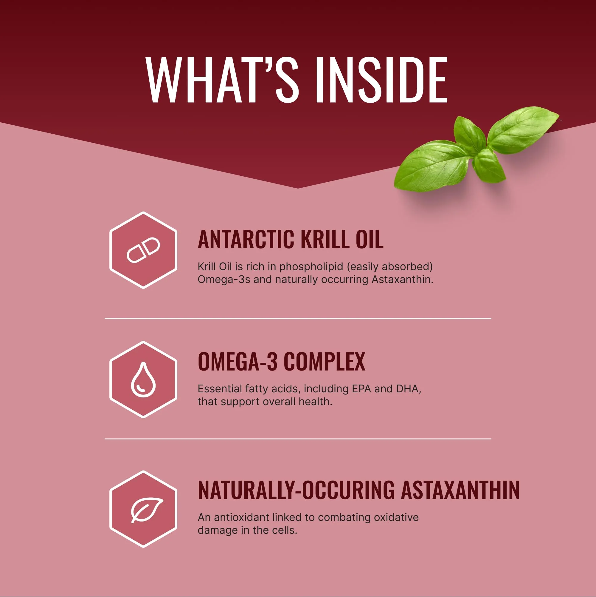 Approved Science Krill Oil 2000mg - 60 Softgels | EPA 260mg, DHA 160mg, Astaxanthin 650mcg - Image 2