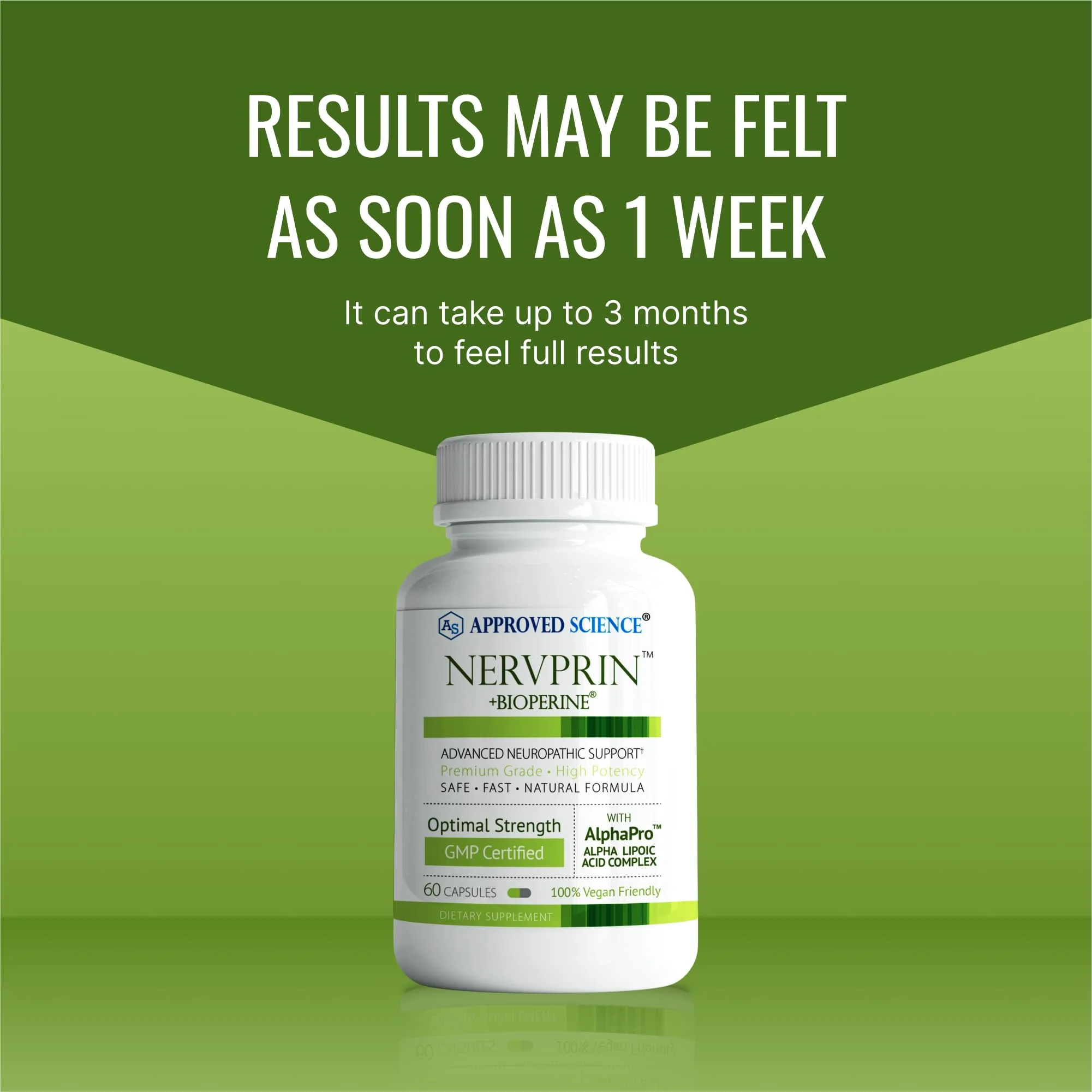 Approved Science Nervprin – Nerve Support with Benfotiamine, B12 & R-Alpha-Lipoic Acid | 180 Capsules | Made in USA - Image 6