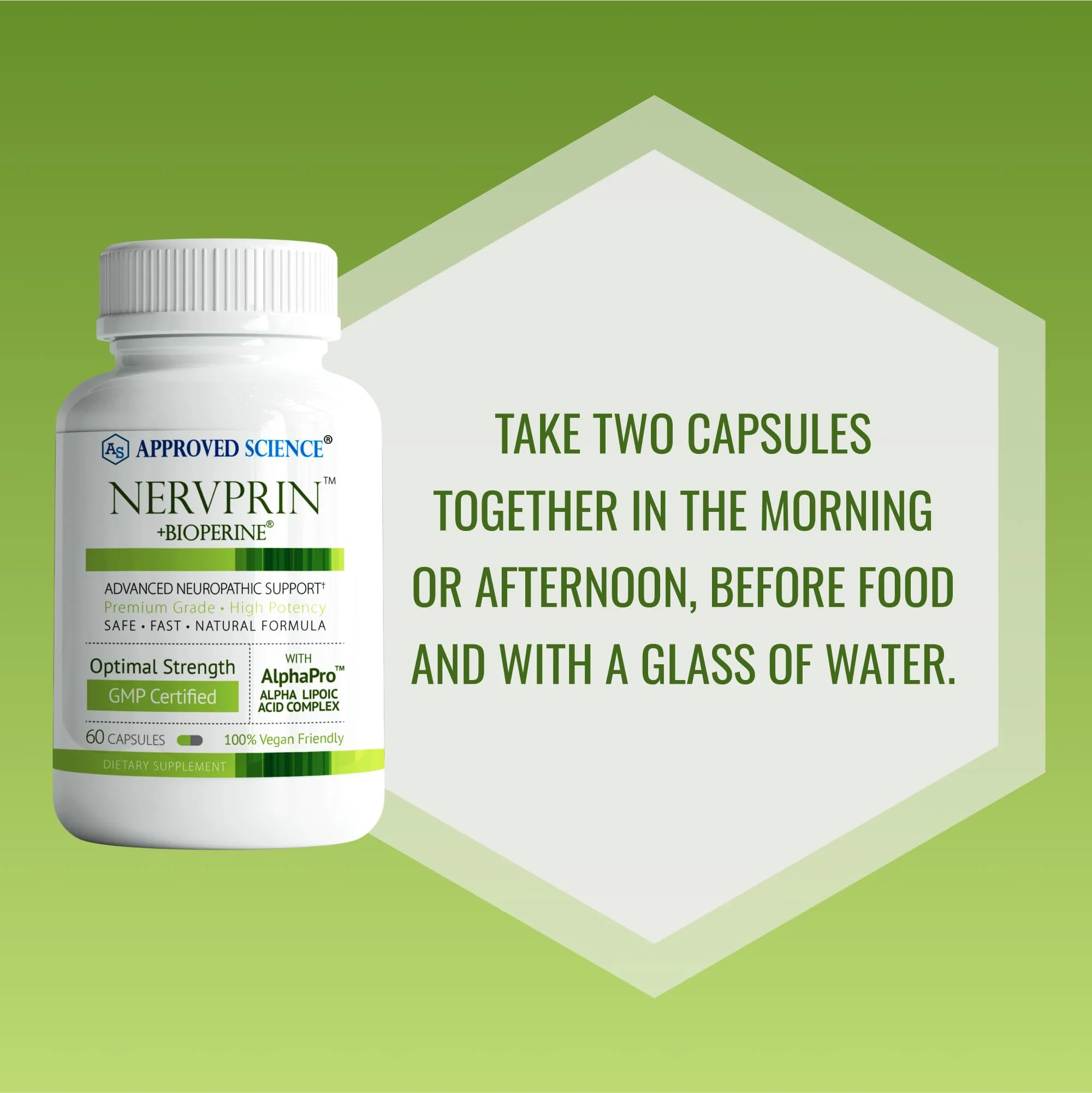 Approved Science Nervprin – Nerve Support with Benfotiamine, B12 & R-Alpha-Lipoic Acid | 180 Capsules | Made in USA - Image 7