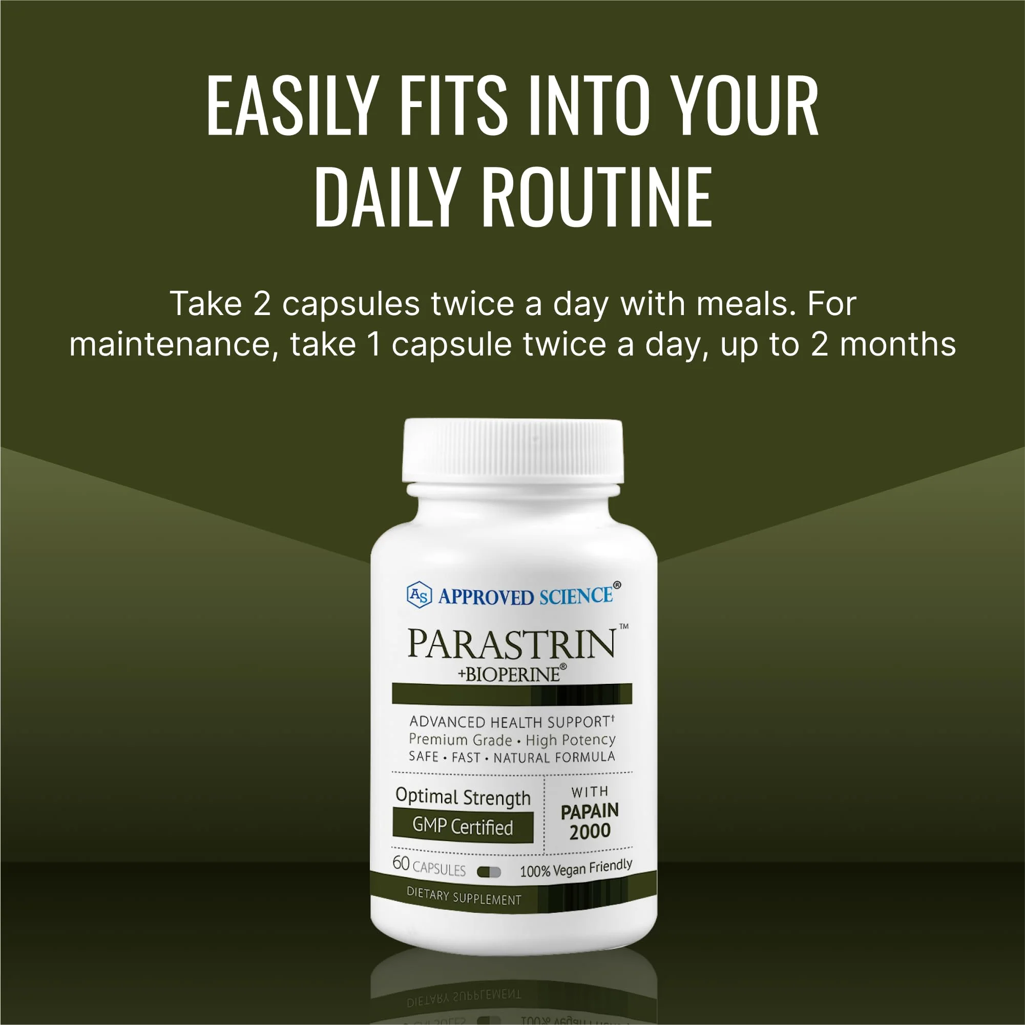 Approved Science Parastrin - 120 Capsules | Cleanse & Gut Health | Vegan - Image 7