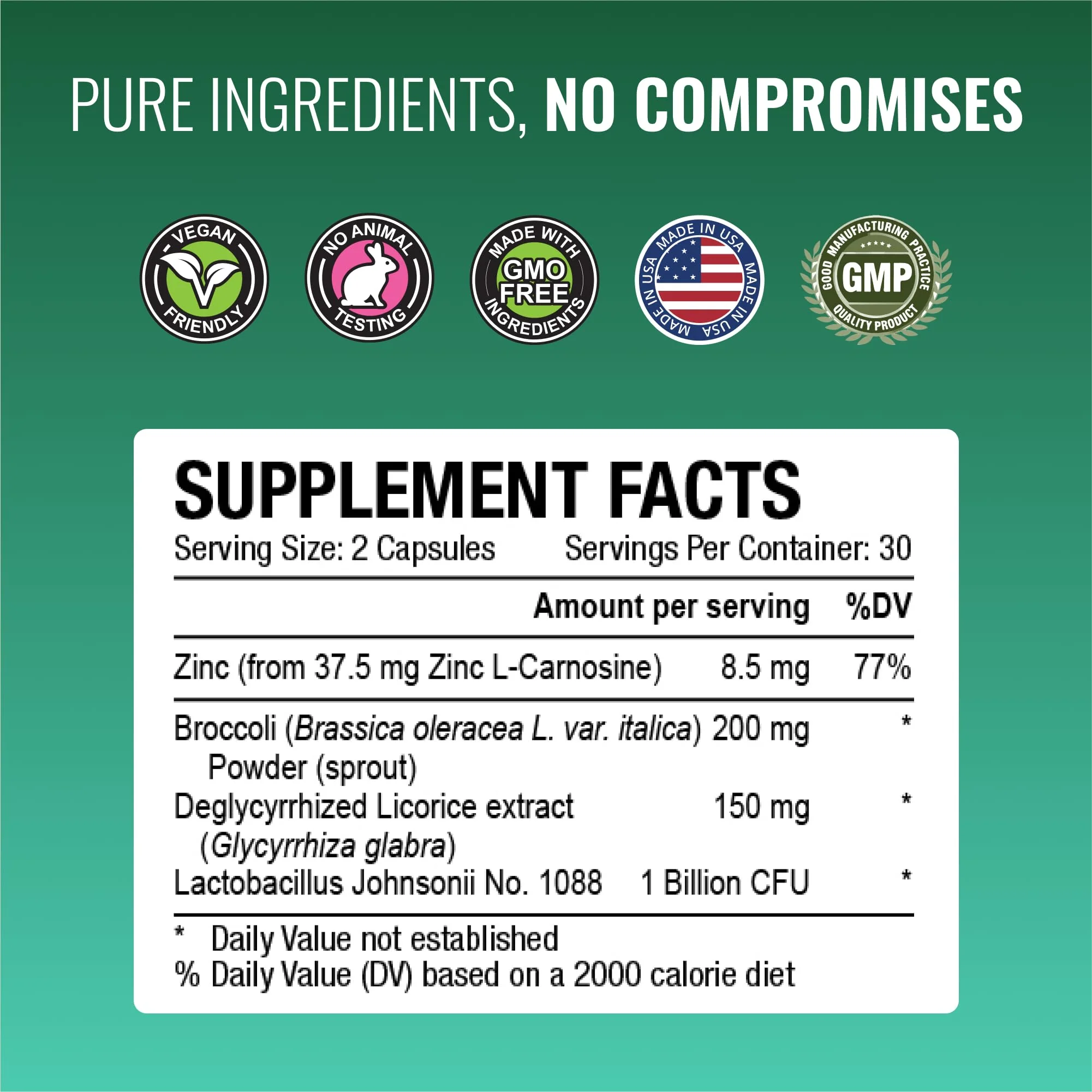 Approved Science Pyloriprin - Advanced Digestive Support for a Healthy Stomach (180 Vegan Capsules) - Image 4