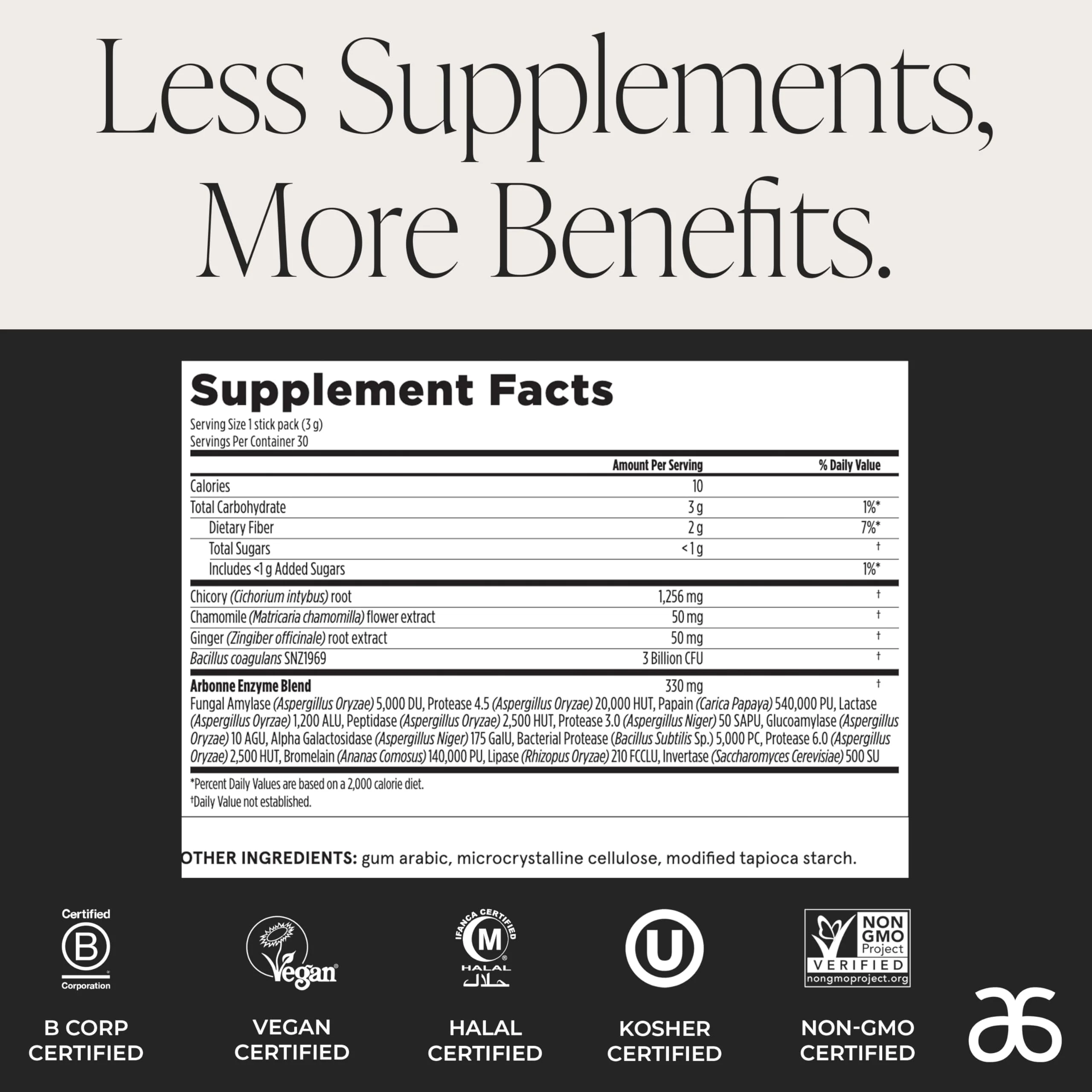 Arbonne Gut Health Digestion Support – Probiotic & Prebiotic Drink Mix with Enzymes - Image 5