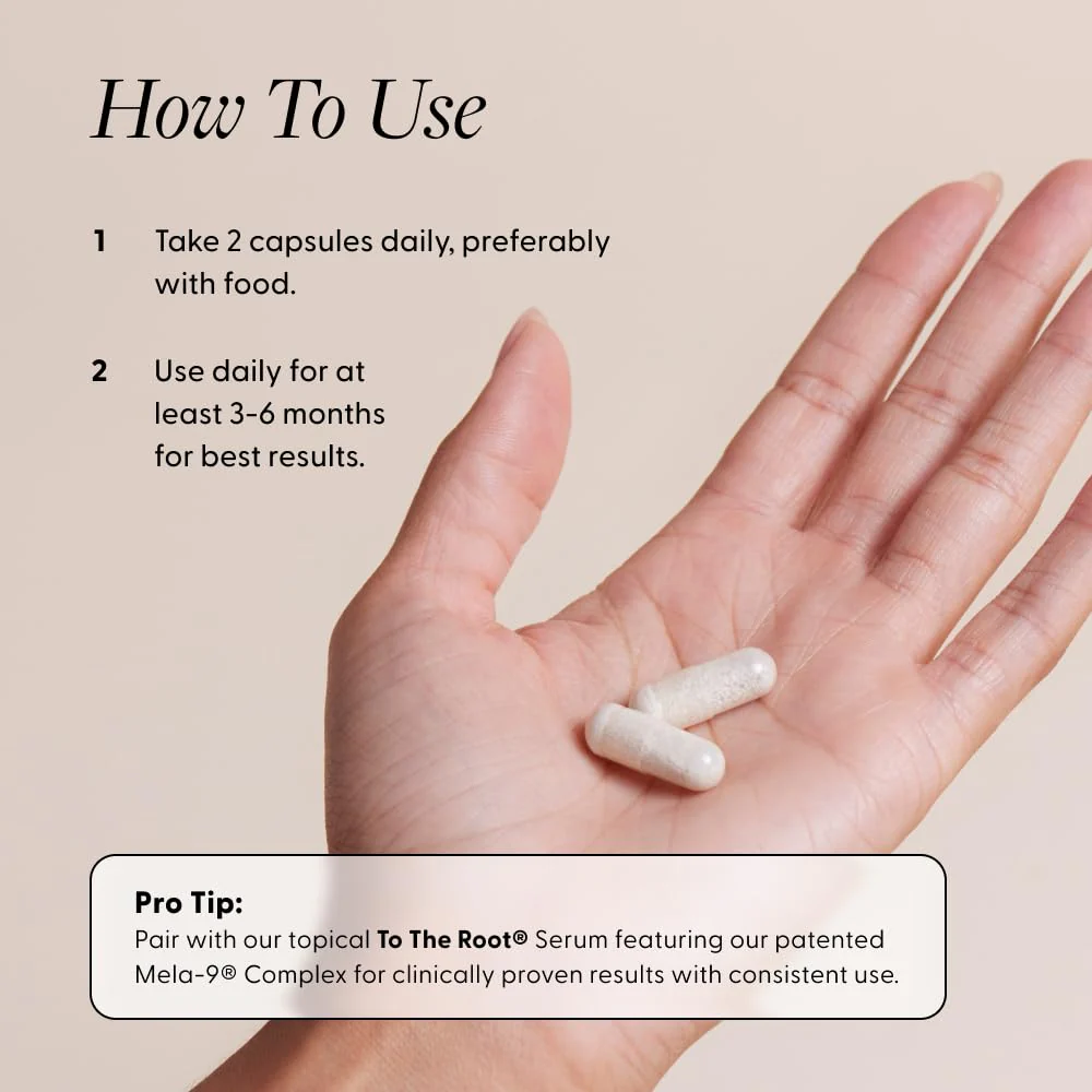 Arey Not Today Grey Daily Hair Supplement for Women & Men | Slows Grey Hair Growth & Repigment in 3–6 Months | Healthier, Thicker Hair | Biotin, B + D Vitamins | Vegan & Gluten Free (3 Month) - Image 15