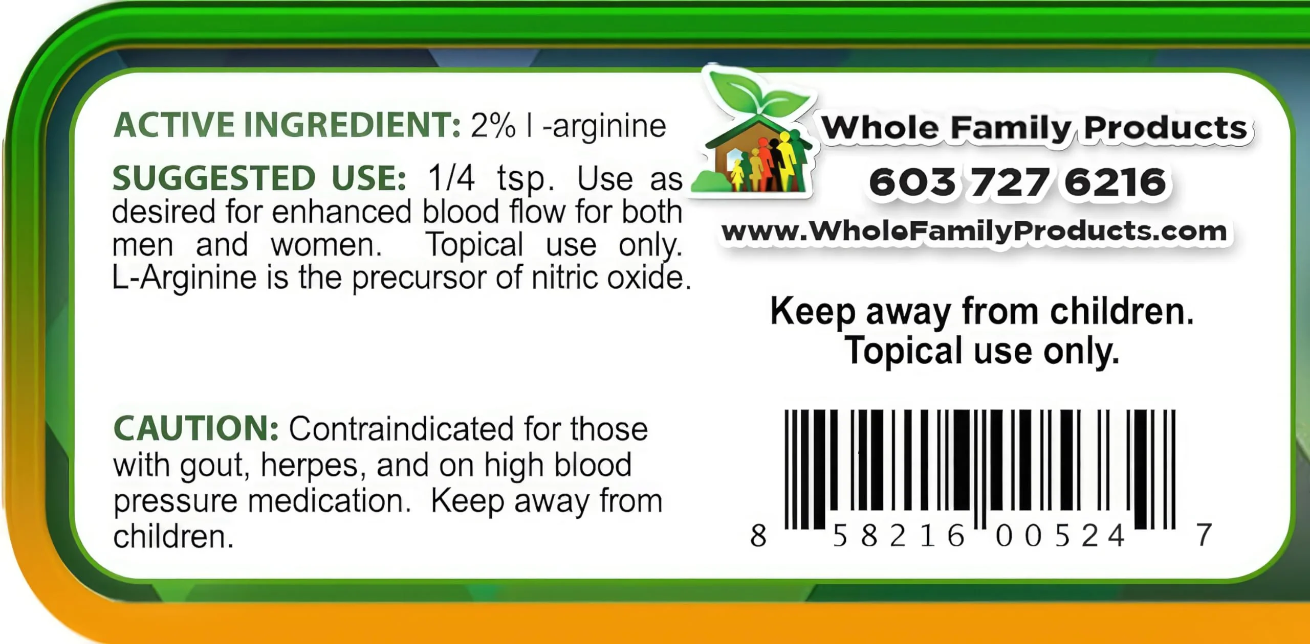 Arginine Cream 4 oz | L-Arginine Nitric Oxide Support for Men & Women | Unscented - Image 3