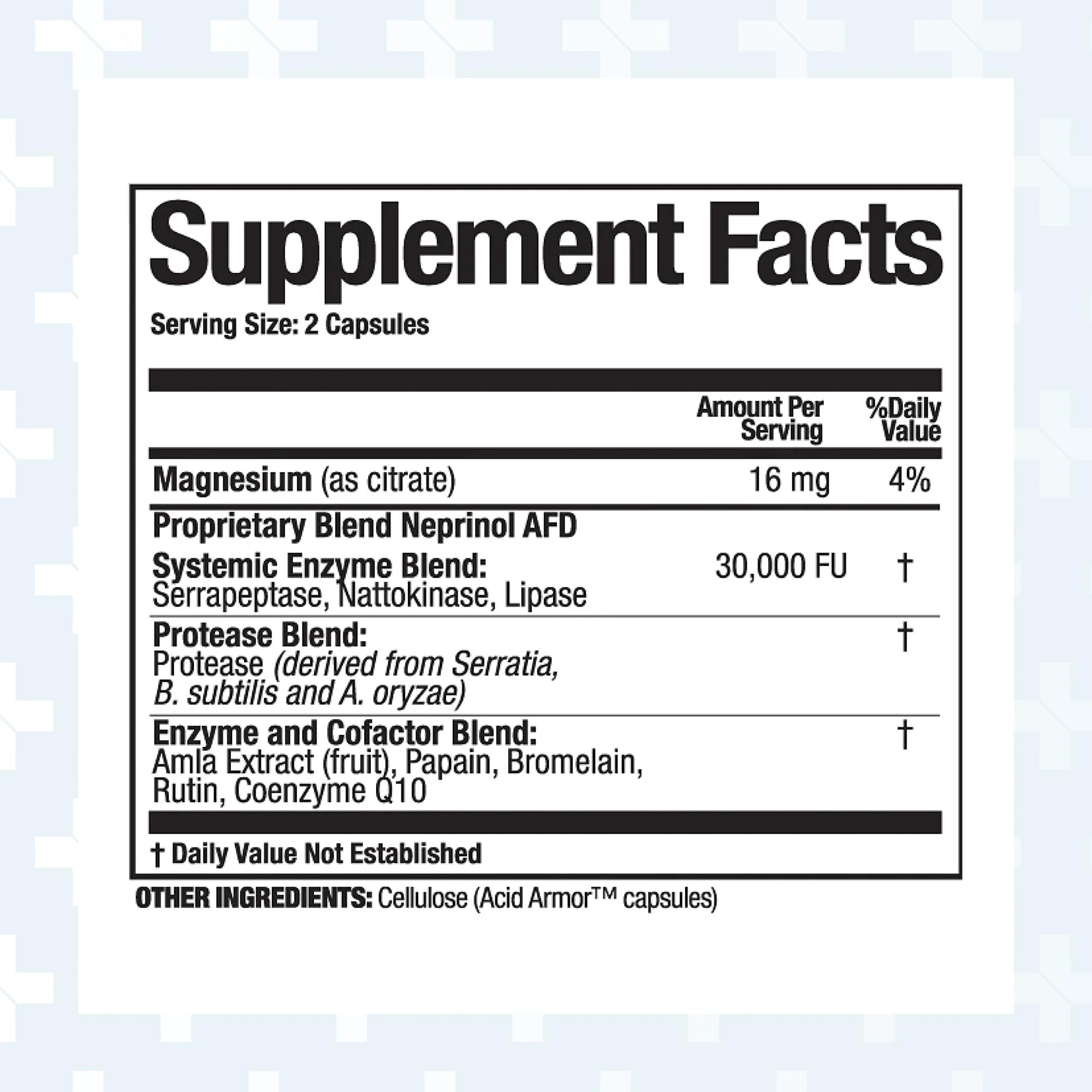 Arthur Andrew Medical Neprinol AFD - Multi Enzyme Blend with Serrapeptase & Nattokinase (300 Count) - Image 3