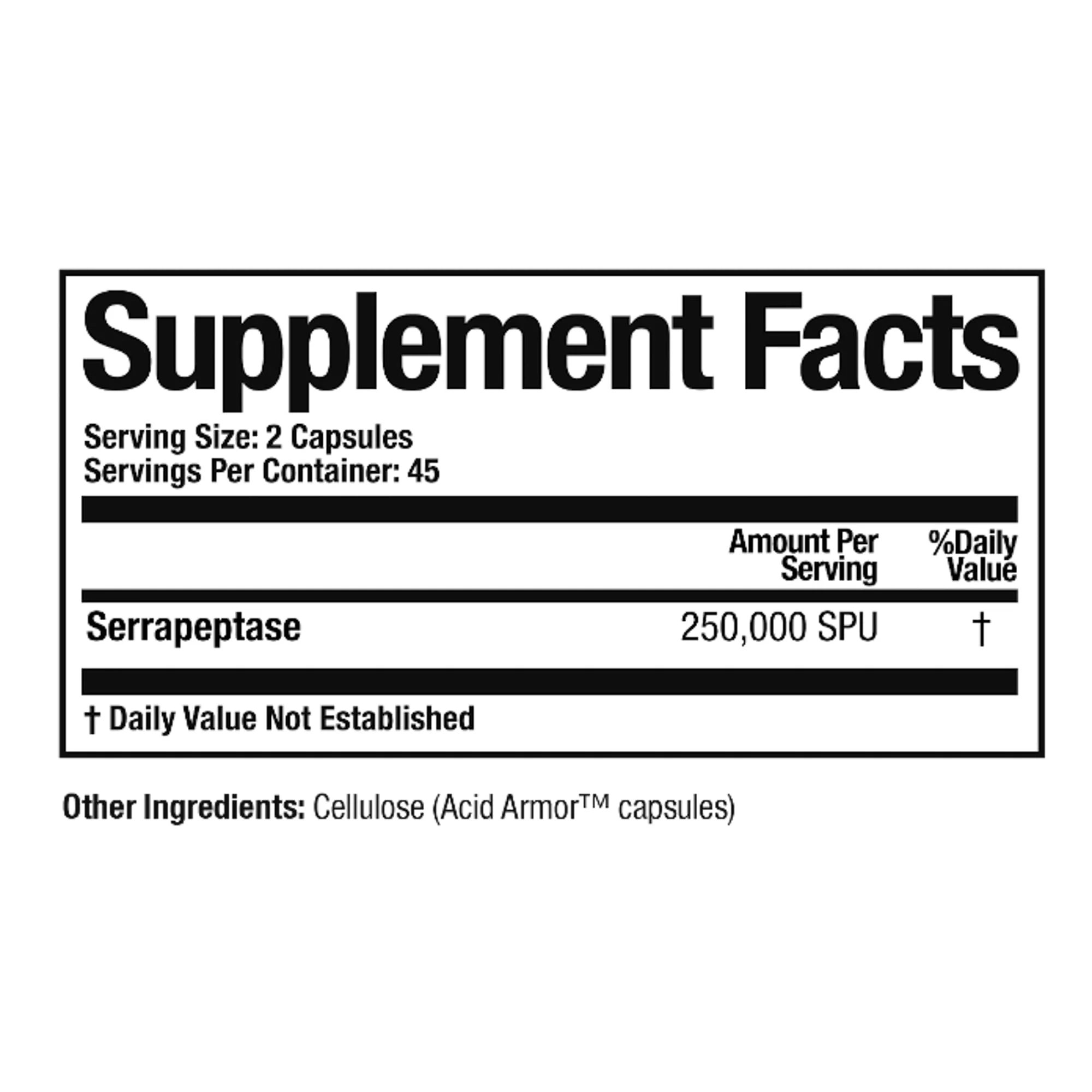 Arthur Andrew Medical Serretia Serrapeptase Formula for Muscle & Sinus Support | 90 Capsules - Image 11